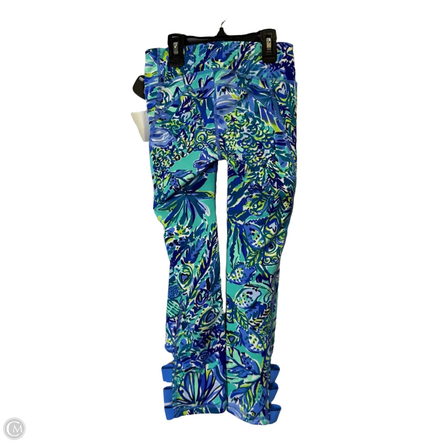 Athletic Leggings Capris By Lilly Pulitzer In Blue, Size: Xxs