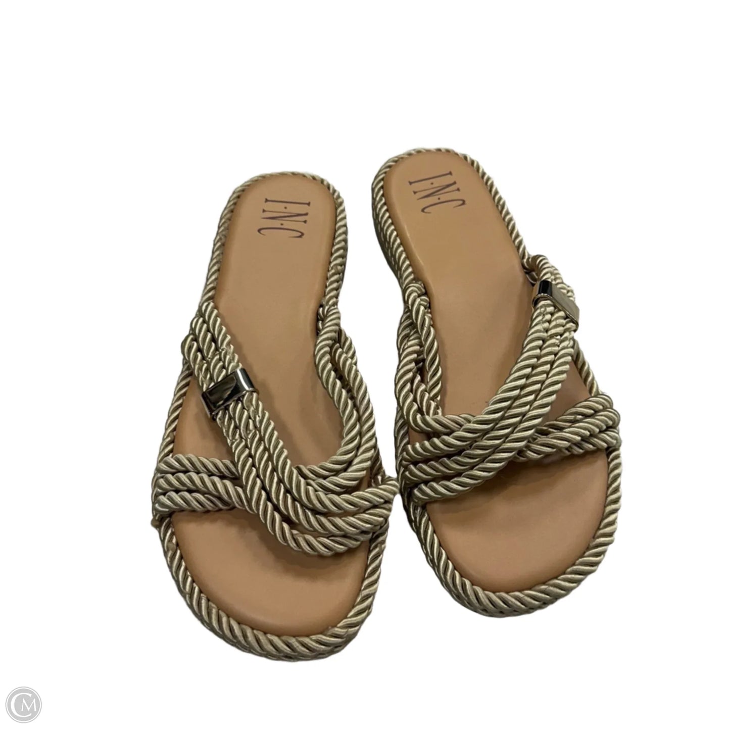 Sandals Flats By Inc In Taupe, Size: 7