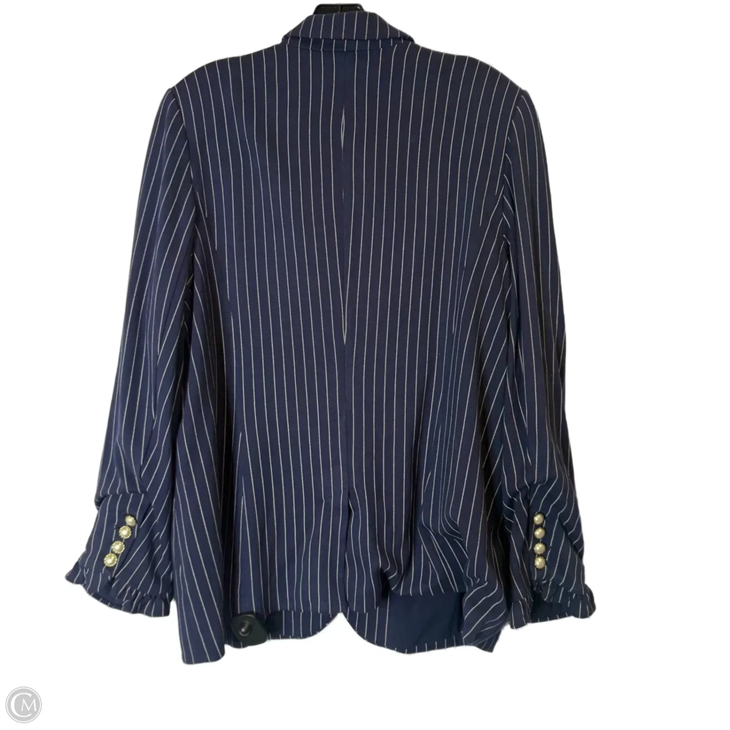 Blazer By Chicos In Blue, Size: Xl