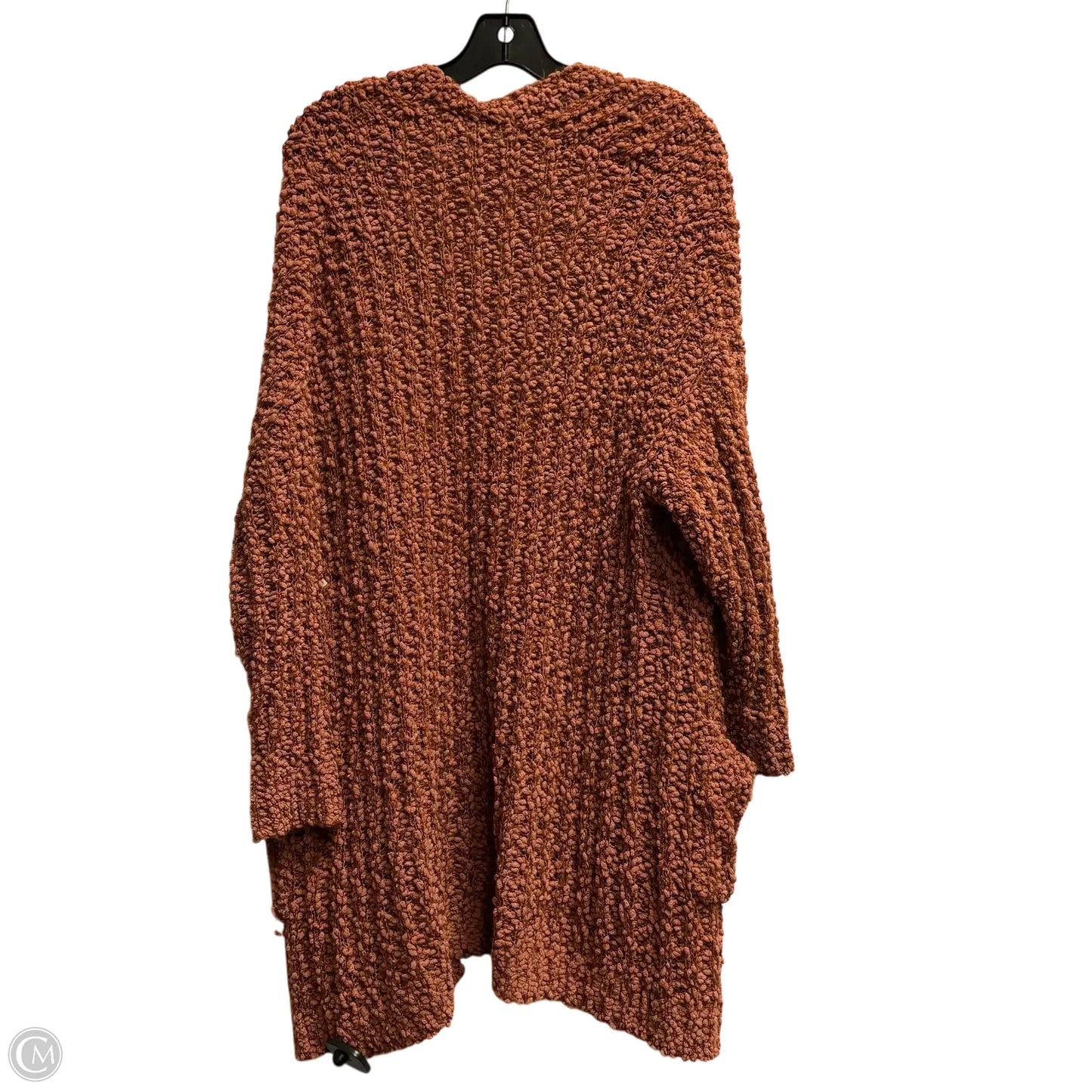 Sweater Cardigan By Clothes Mentor In Orange, Size: S