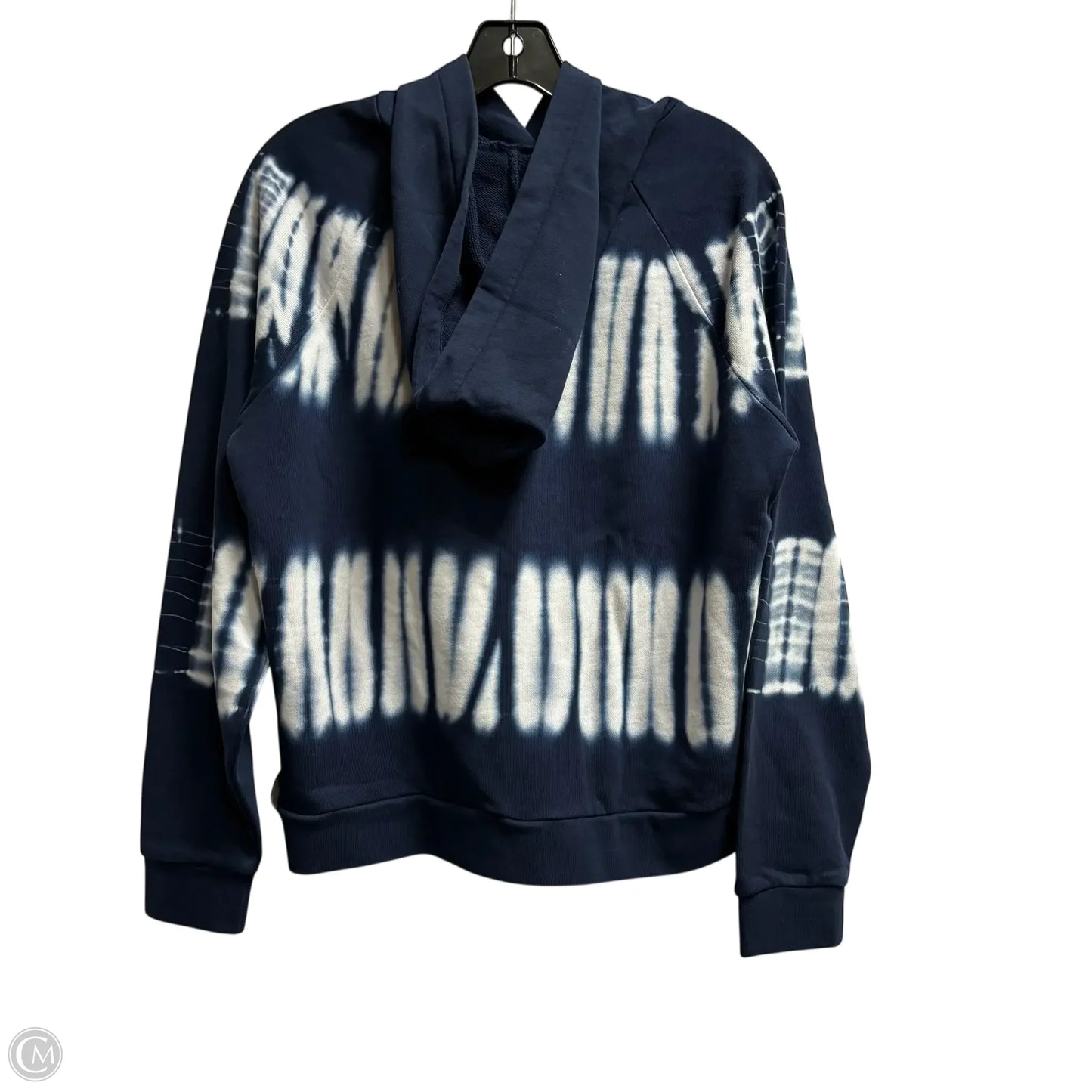 Sweatshirt Hoodie By Madewell In Blue, Size: M