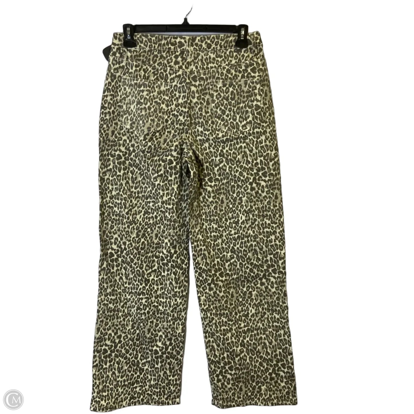 Jeans Wide Leg By Fashion Nova In Animal Print, Size: L