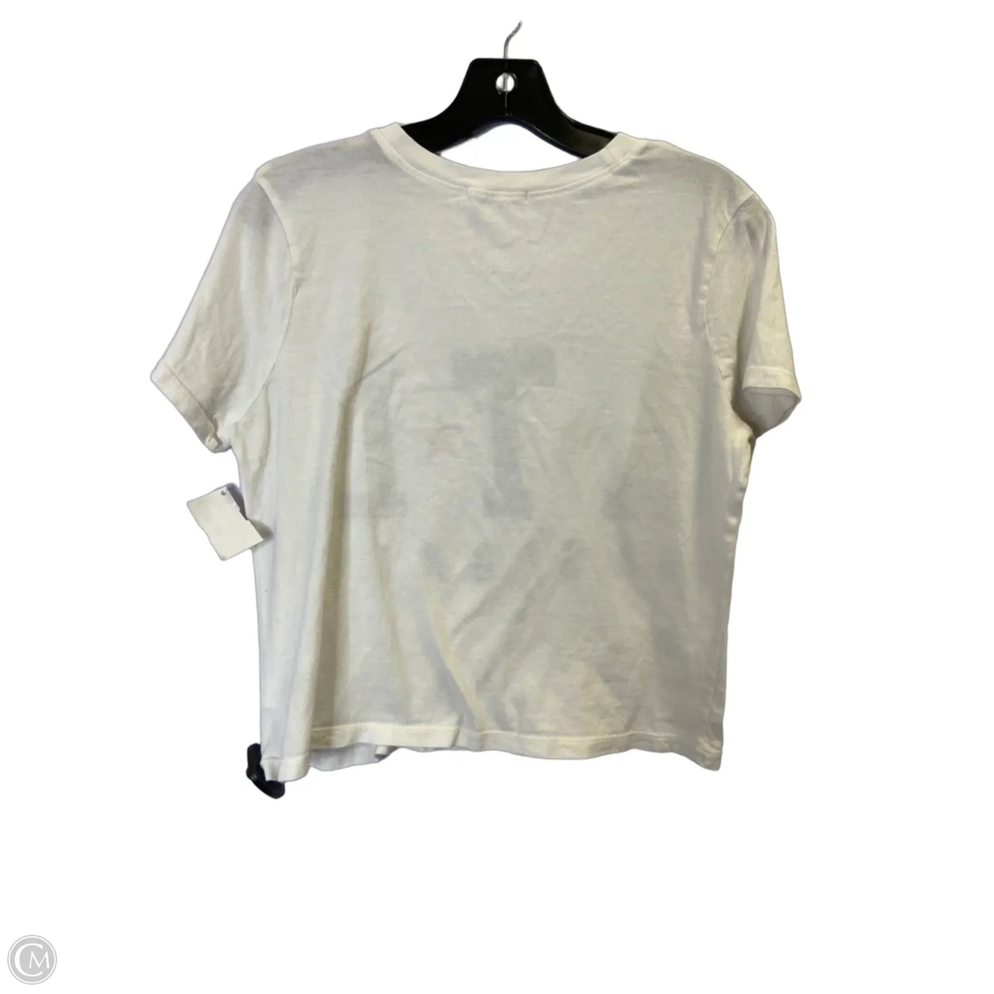 Top Short Sleeve Basic By Clothes Mentor In White, Size: S