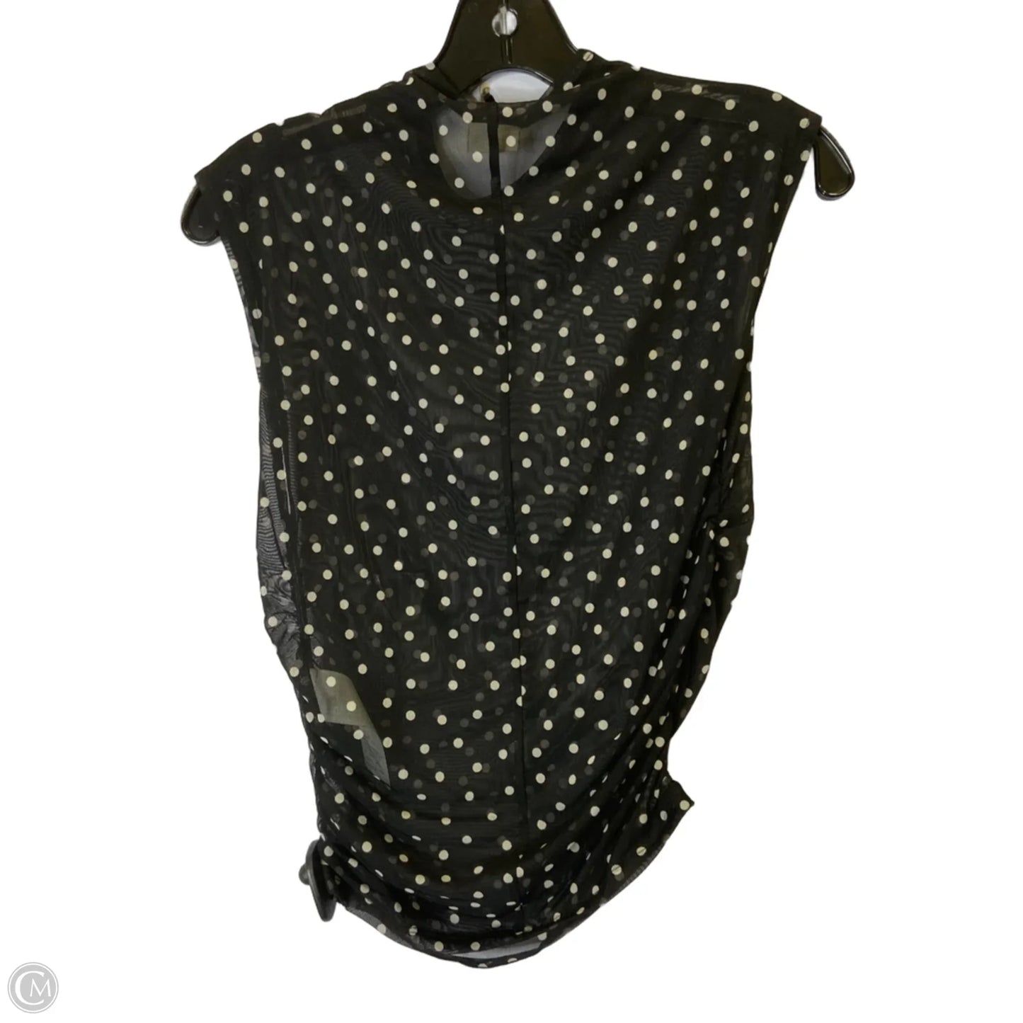 Top Short Sleeve By Banana Republic In Black, Size: M