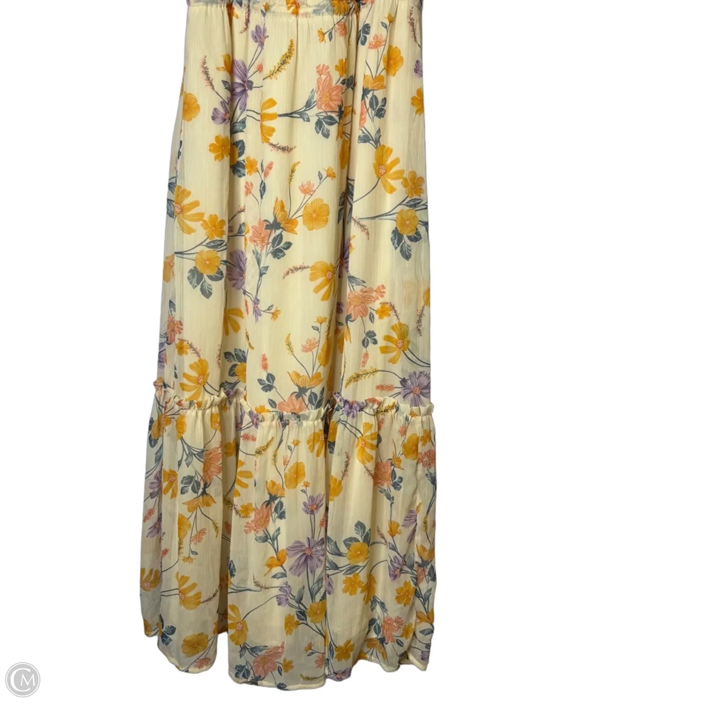 Dress Casual Maxi By Patrons Of Peace In Cream, Size: L