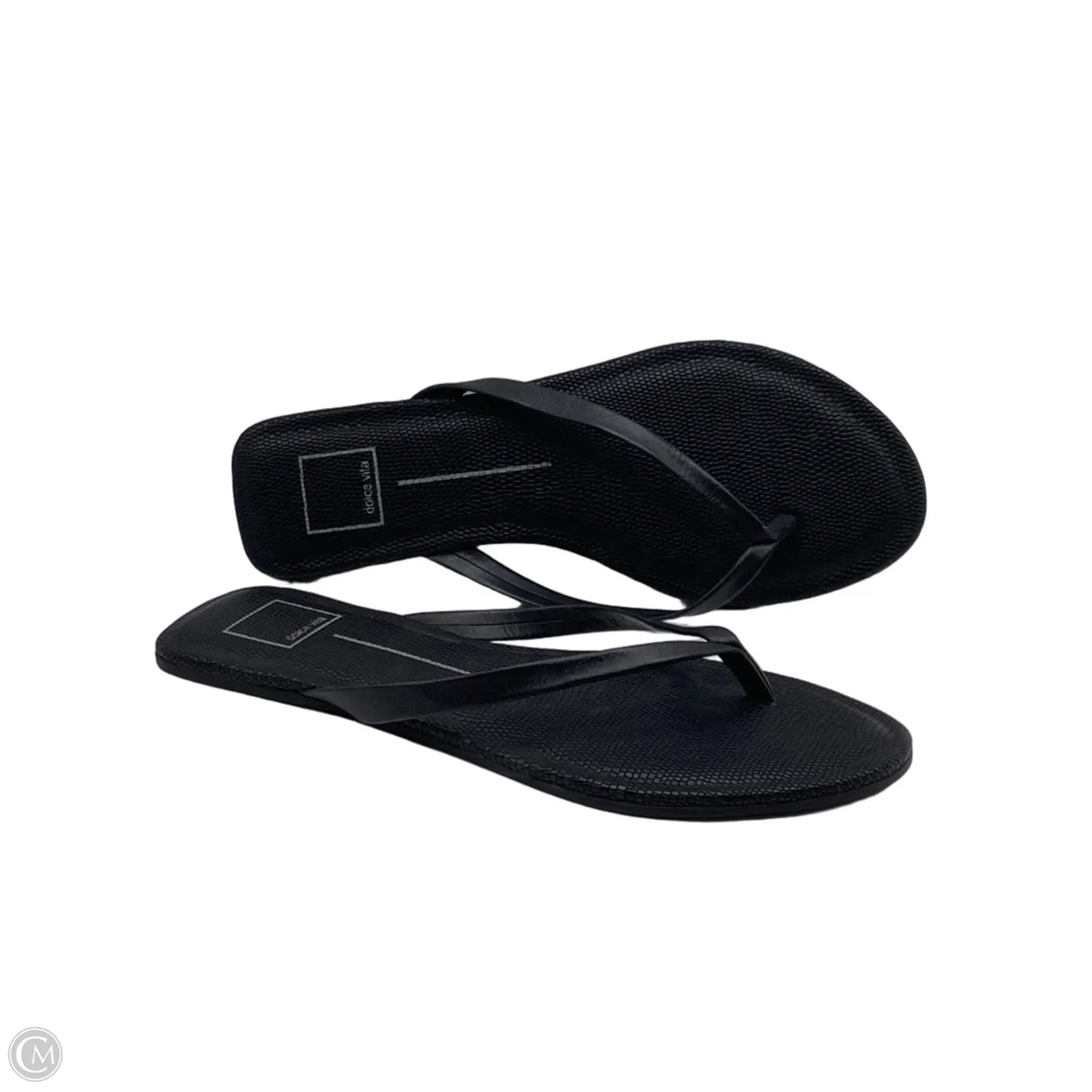 Sandals Flip Flops By Dolce Vita In Black, Size: 9