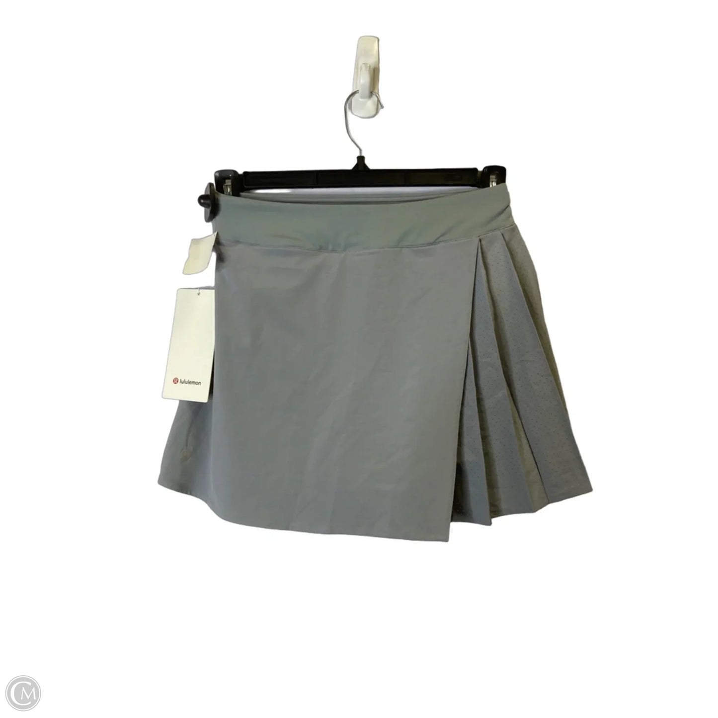 Athletic Skort By Lululemon In Grey, Size: 4