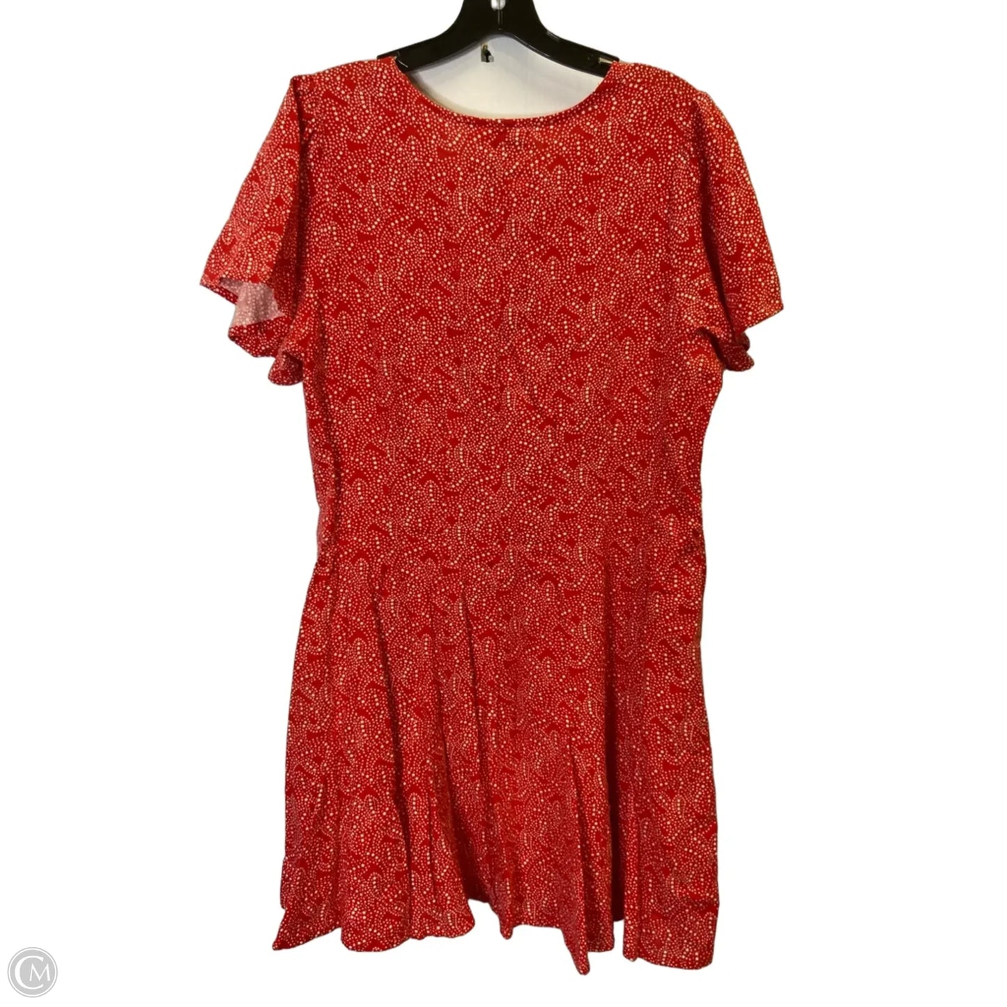 Dress Casual Short By Universal Thread In Red, Size: L