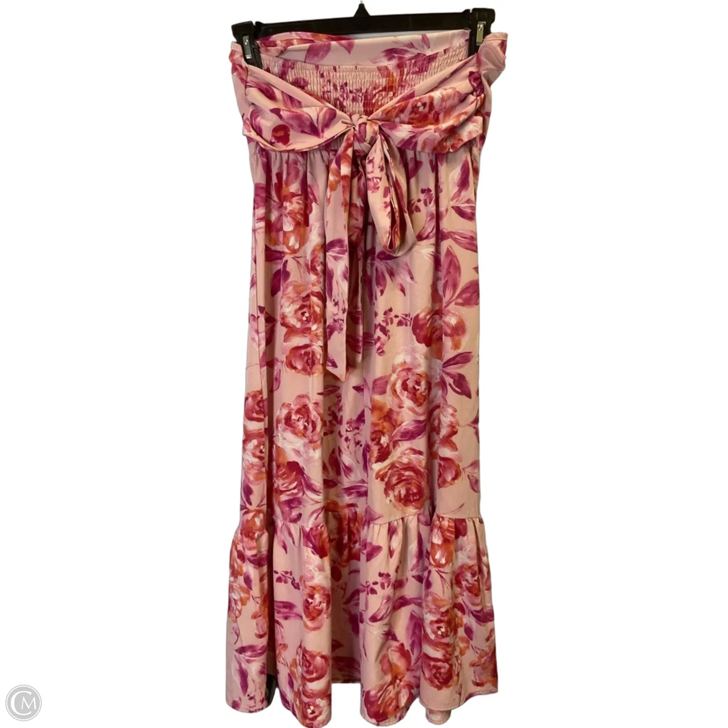 Dress Casual Midi By Shein In Pink, Size: M