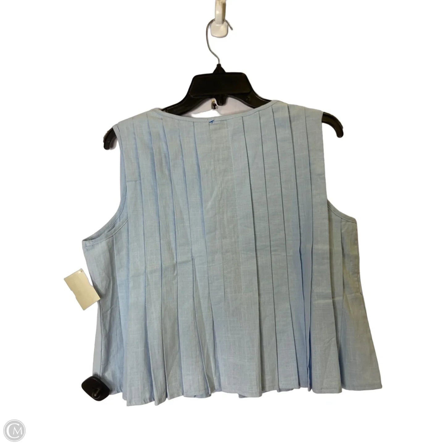 Top Sleeveless By Charming Charlie In Blue, Size: M