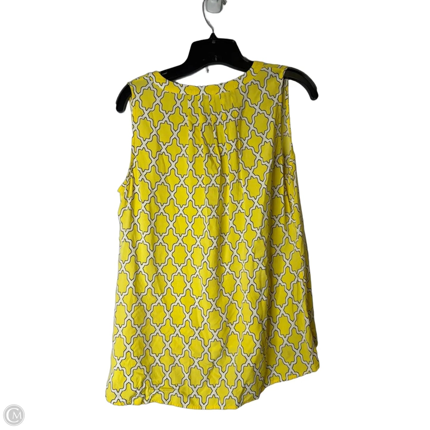 Top Sleeveless By Crown And Ivy In Yellow, Size: M