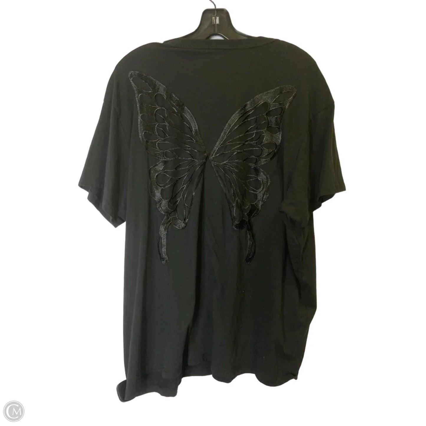 Top Short Sleeve By Torrid In Black, Size: 1x