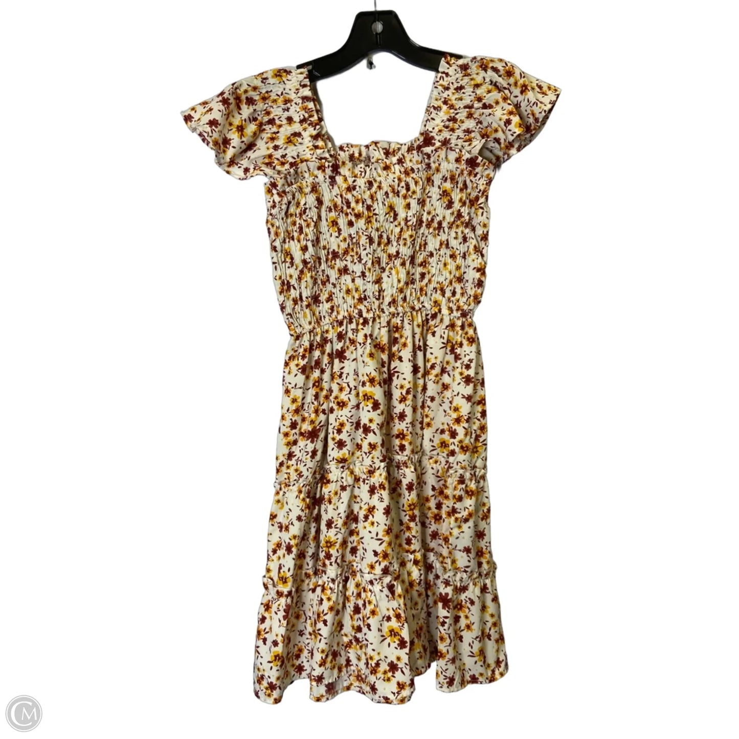 Dress Casual Short By Clothes Mentor In Floral Print, Size: S