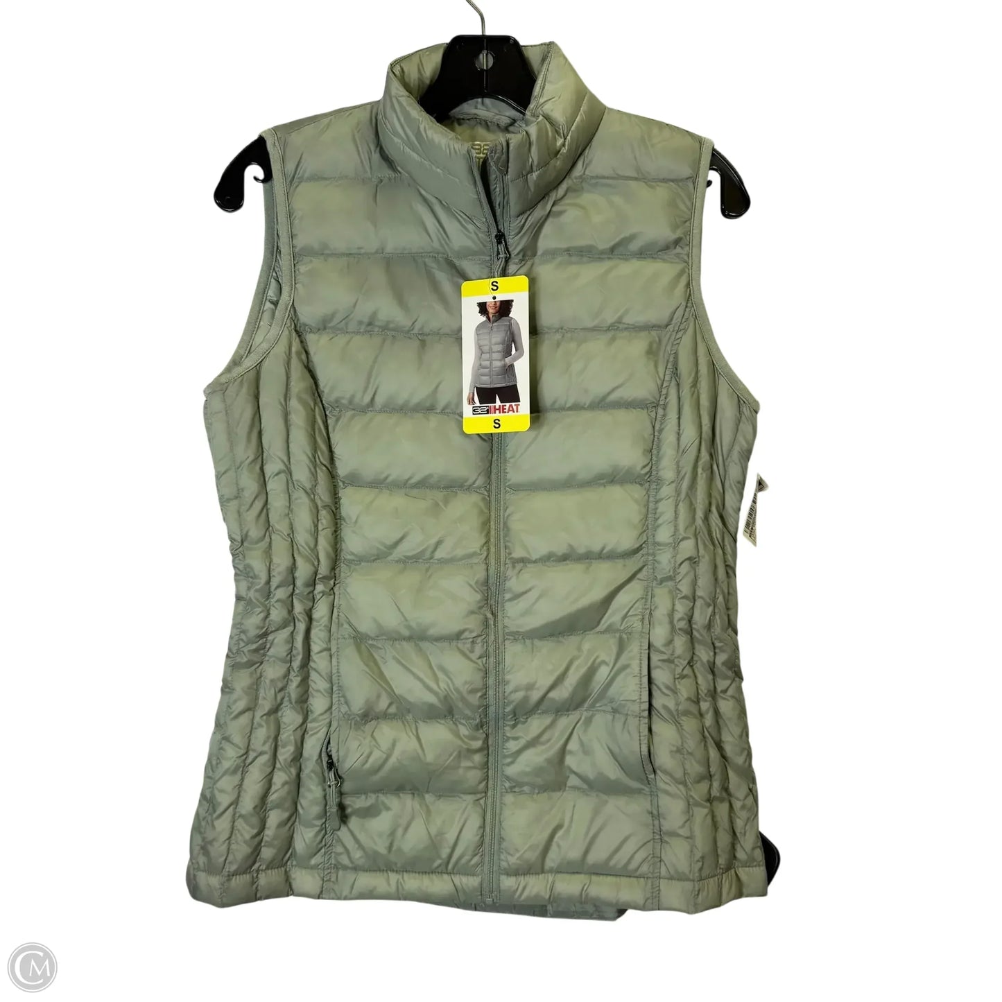 Vest Puffer & Quilted By 32 Degrees In Green, Size: S