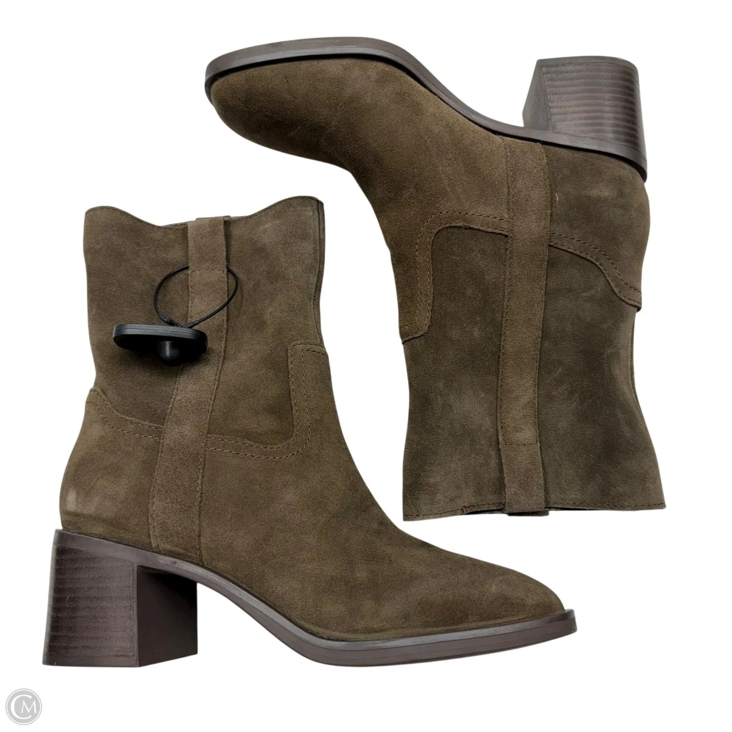 Boots Mid-calf Heels By Steve Madden In Brown, Size: 9