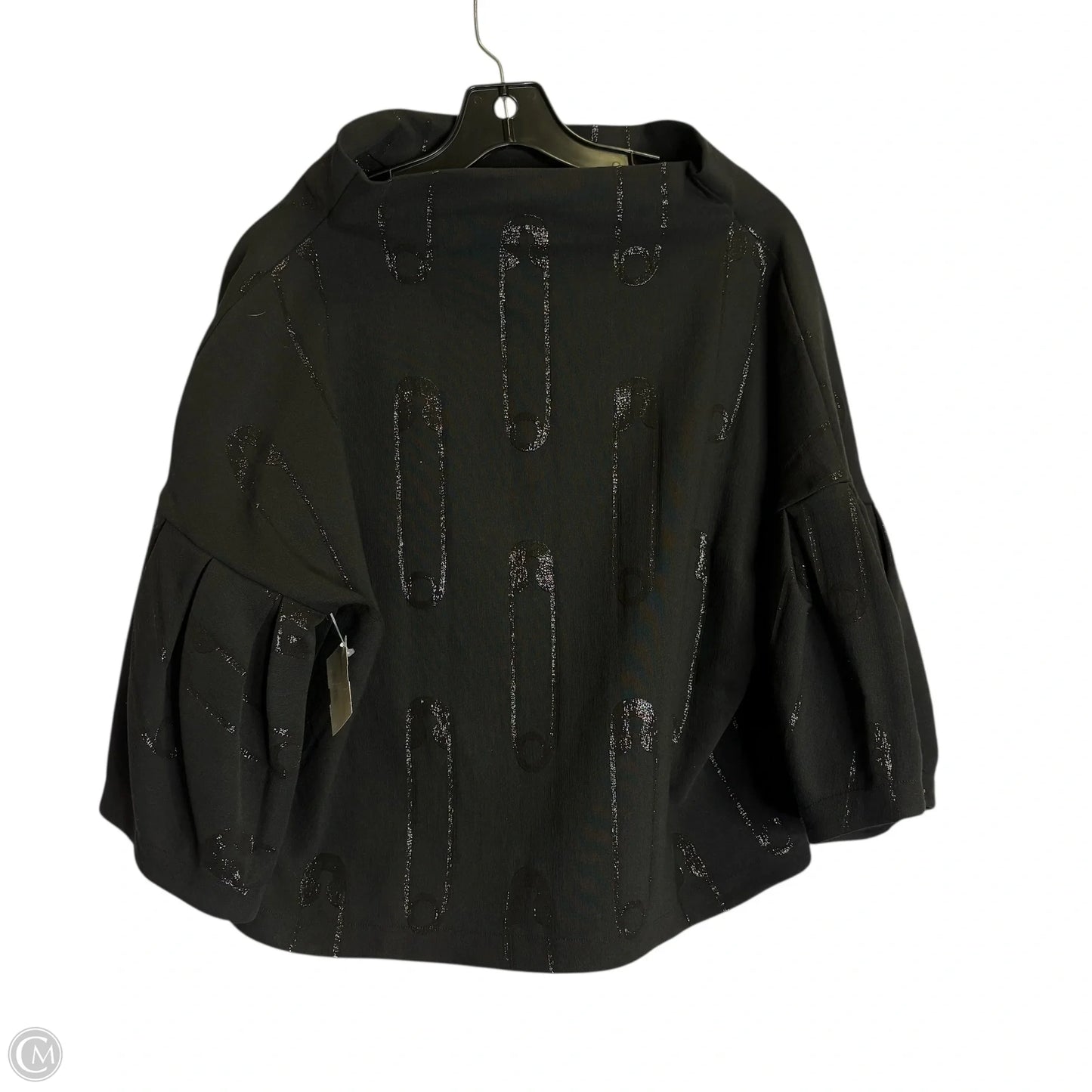 Top Short Sleeve By Clothes Mentor In Black, Size: 4