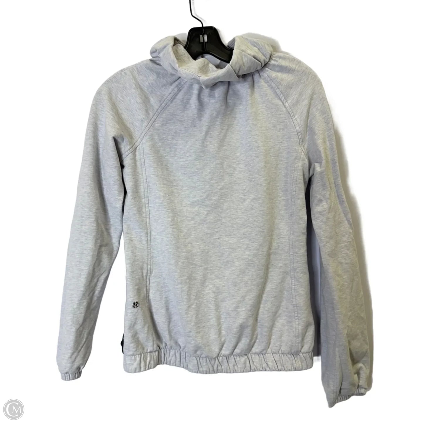 Athletic Sweatshirt Collar By Lululemon In Grey, Size: 2