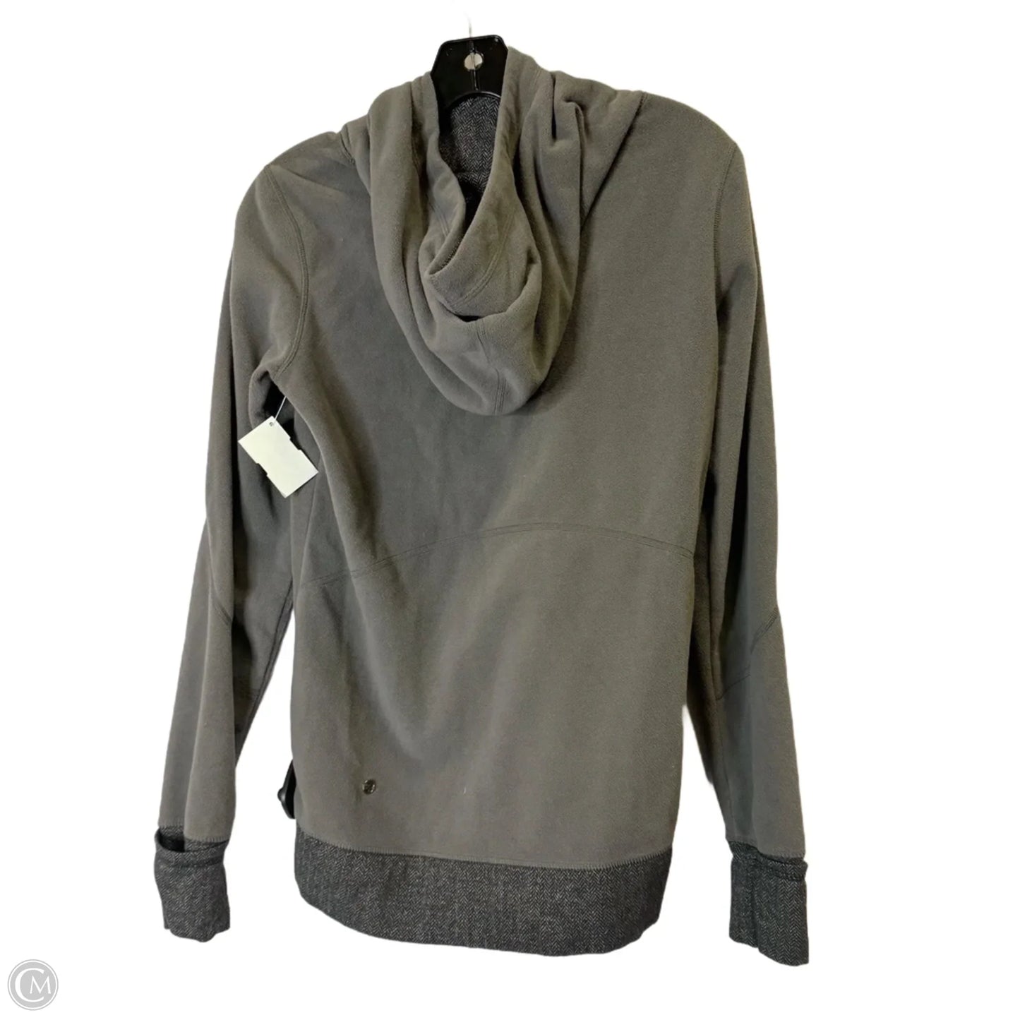 Athletic Sweatshirt Hoodie By Lululemon In Grey, Size: S