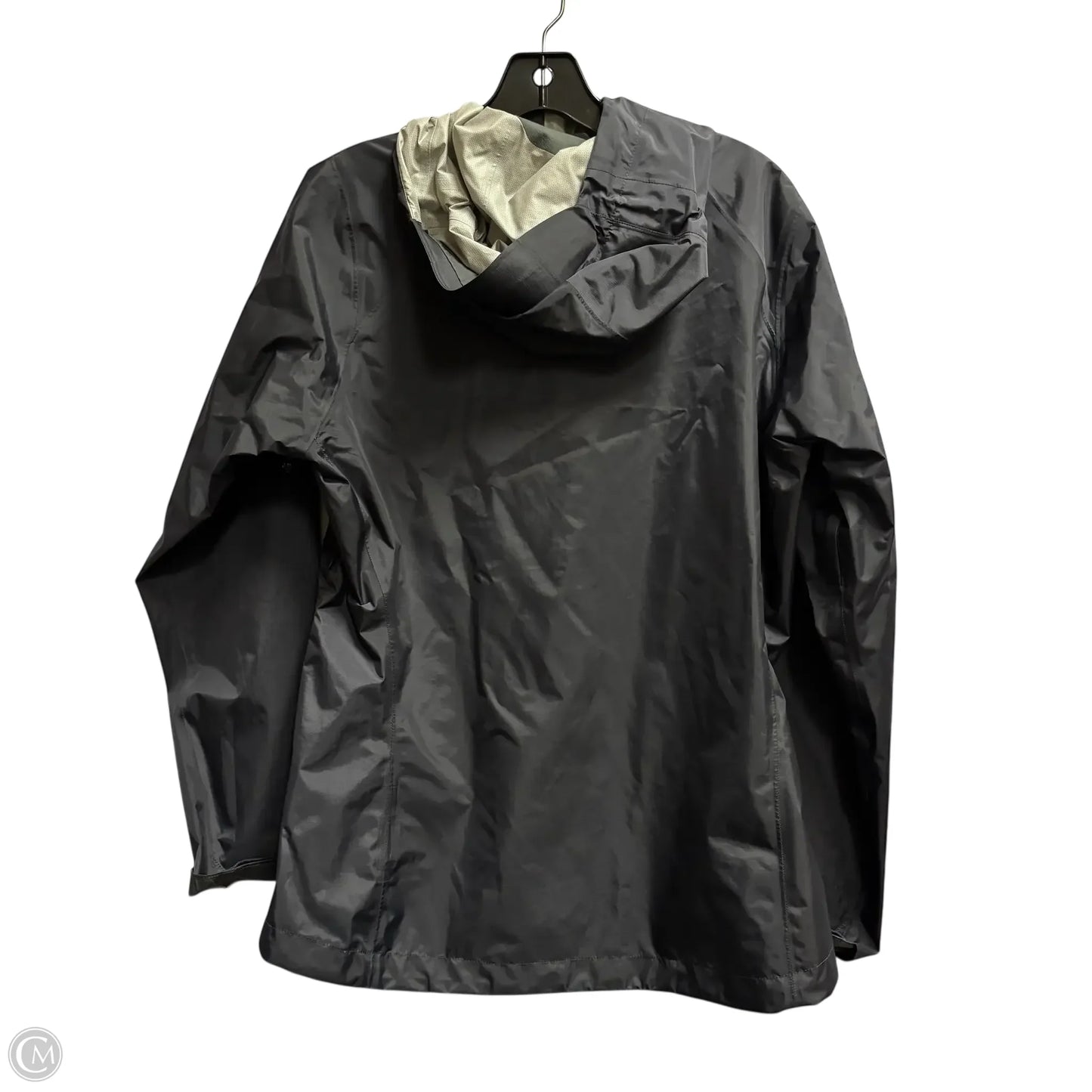 Jacket Windbreaker By Patagonia In Grey, Size: M