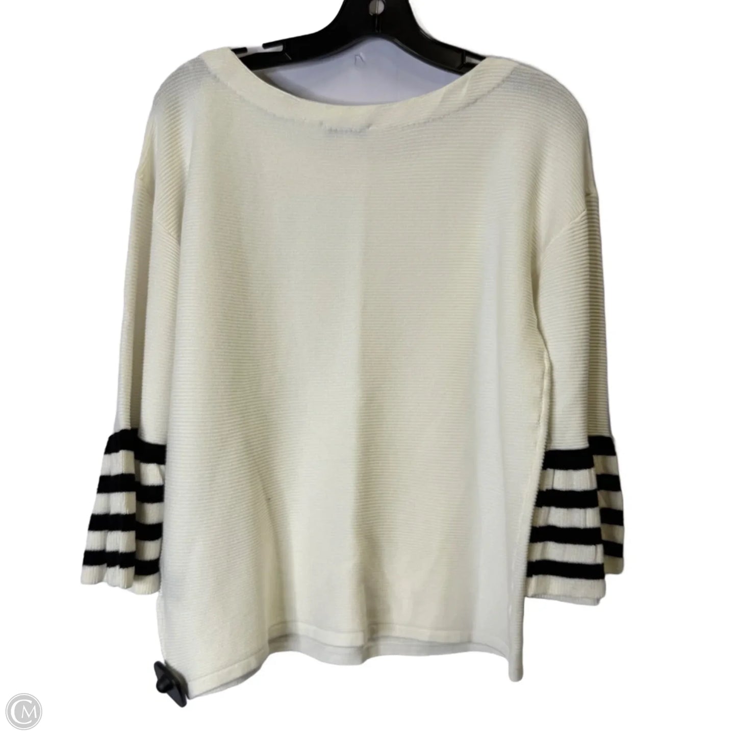 Top Long Sleeve By Cmc In White, Size: L