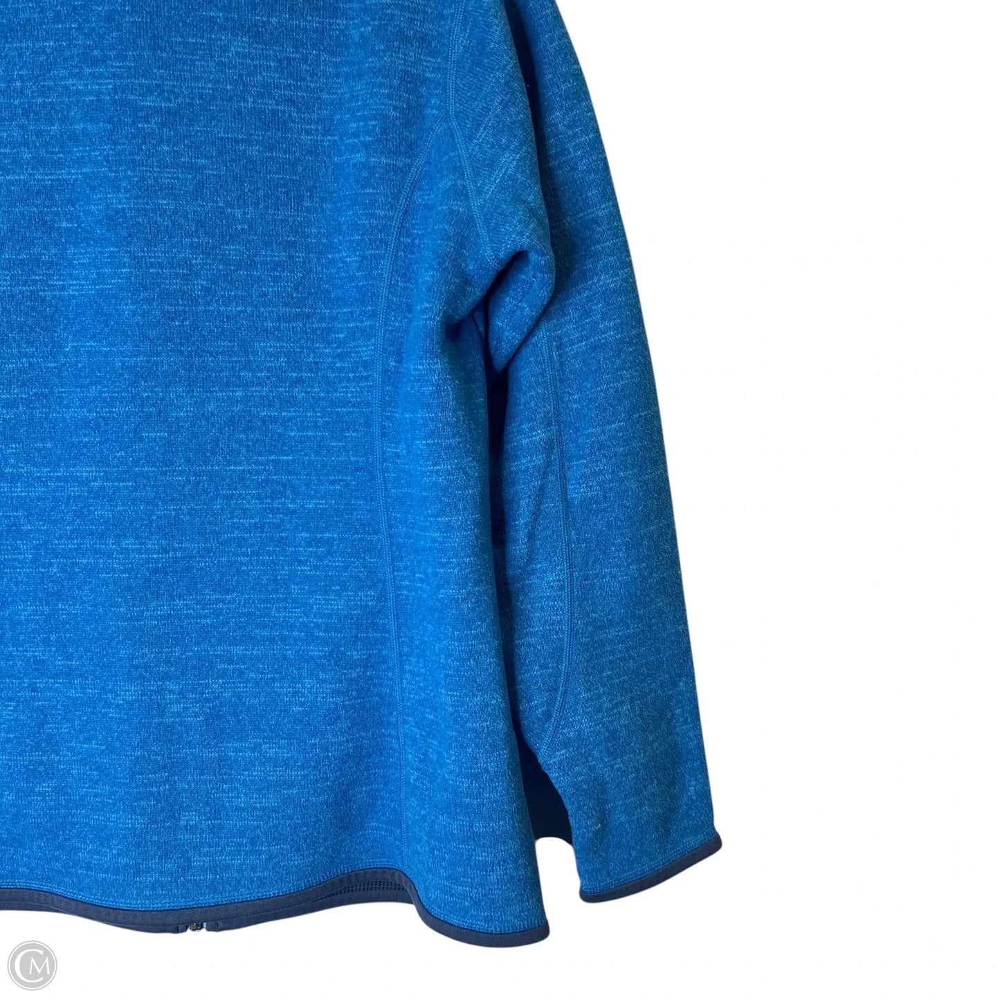 Jacket Fleece By Patagonia In Blue, Size: L