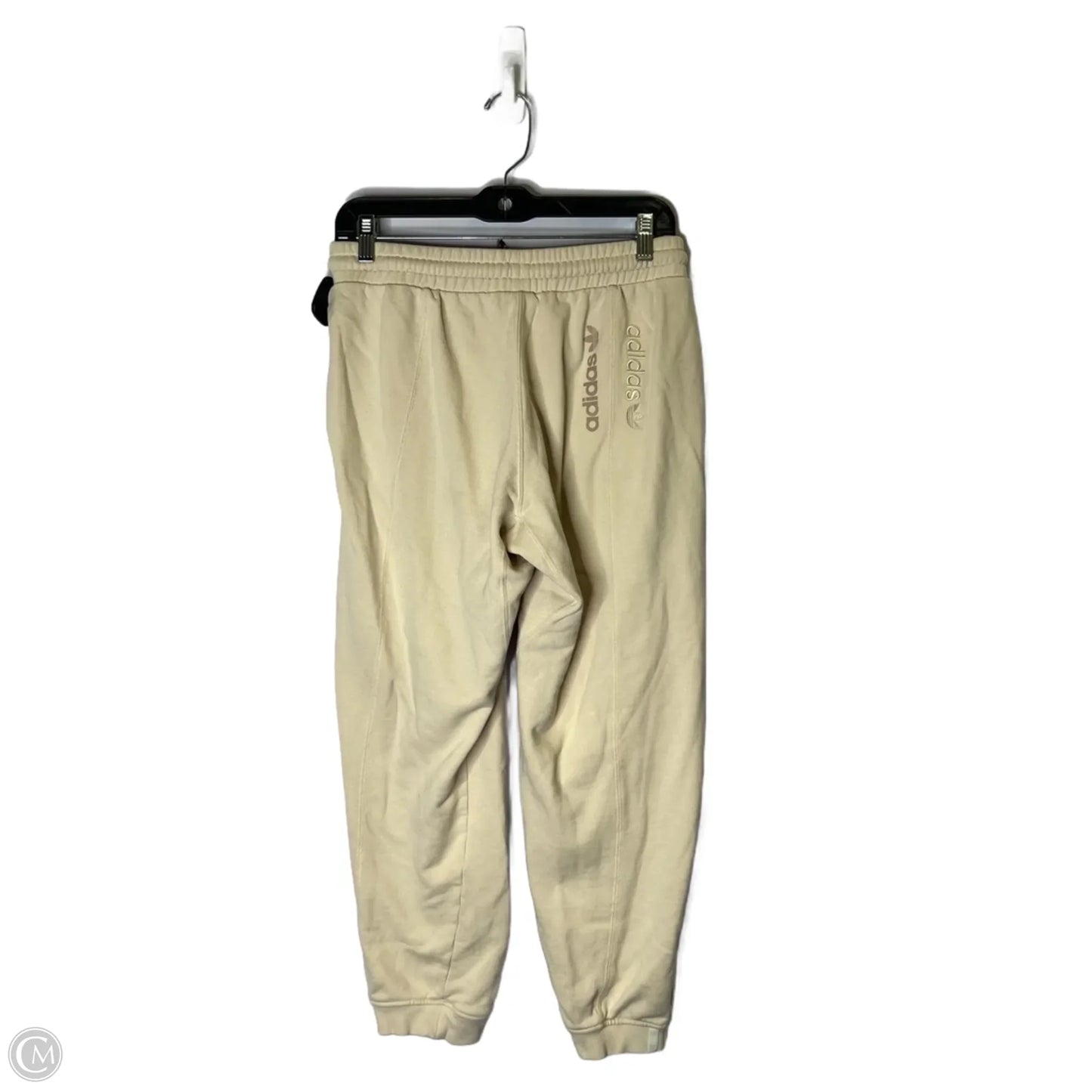Athletic Pants By Adidas In Beige, Size: M