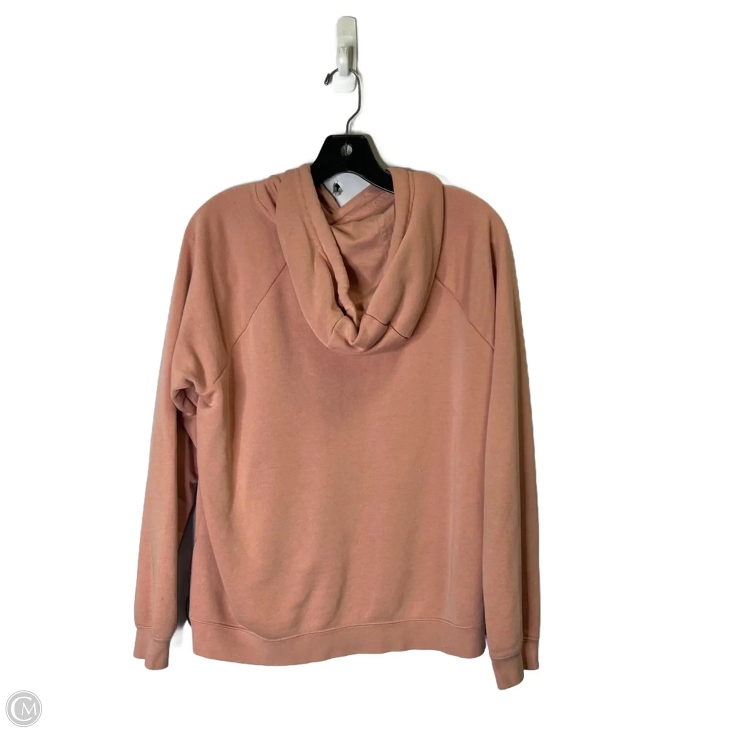 Athletic Sweatshirt Hoodie By Nike Apparel In Pink, Size: M