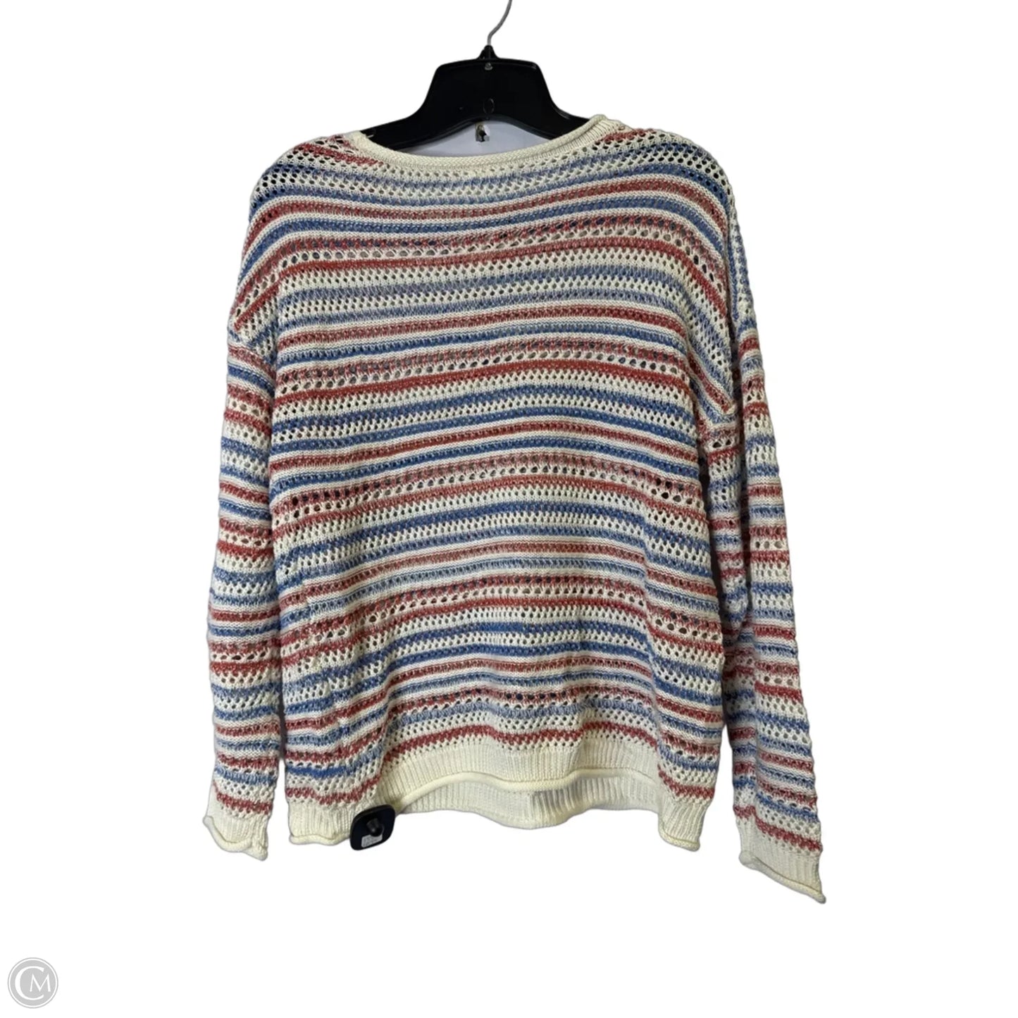 Sweater By Maurices In Striped Pattern, Size: M