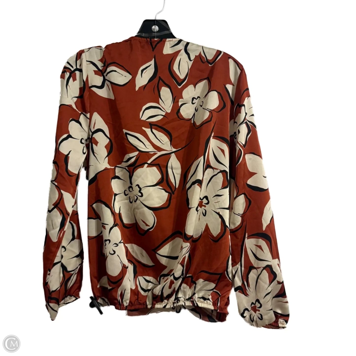 Top Long Sleeve By Clothes Mentor In Red, Size: M