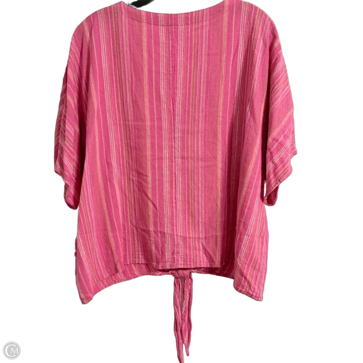 Top Short Sleeve By Wonderly In Pink, Size: Xl