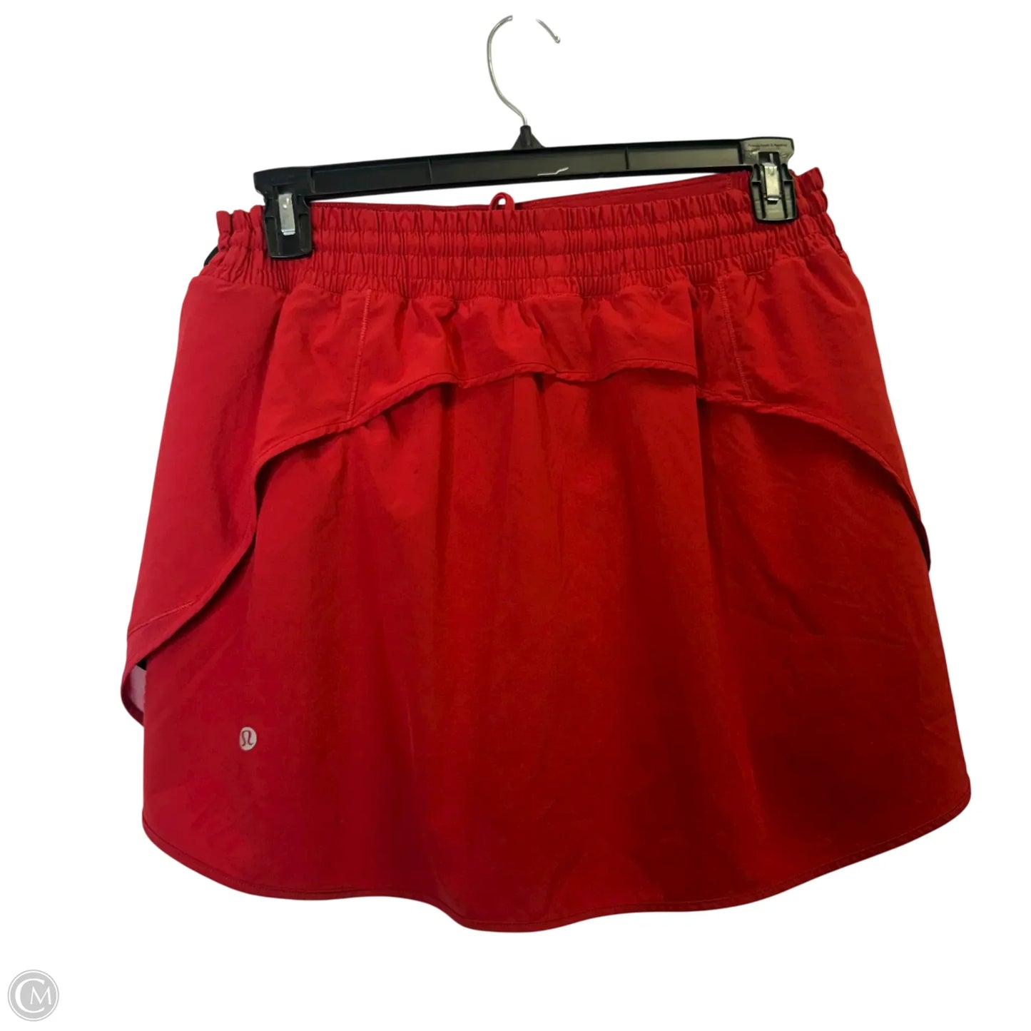 Athletic Skort By Lululemon In Red, Size: 14