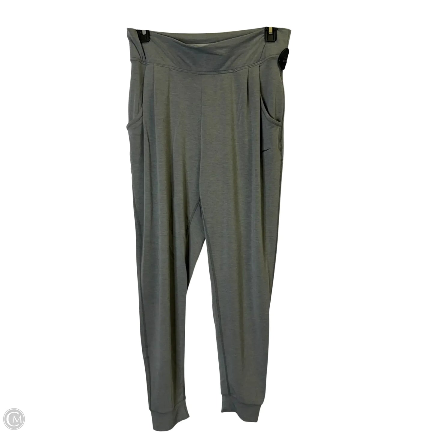 Athletic Pants By Nike Apparel In Grey, Size: M