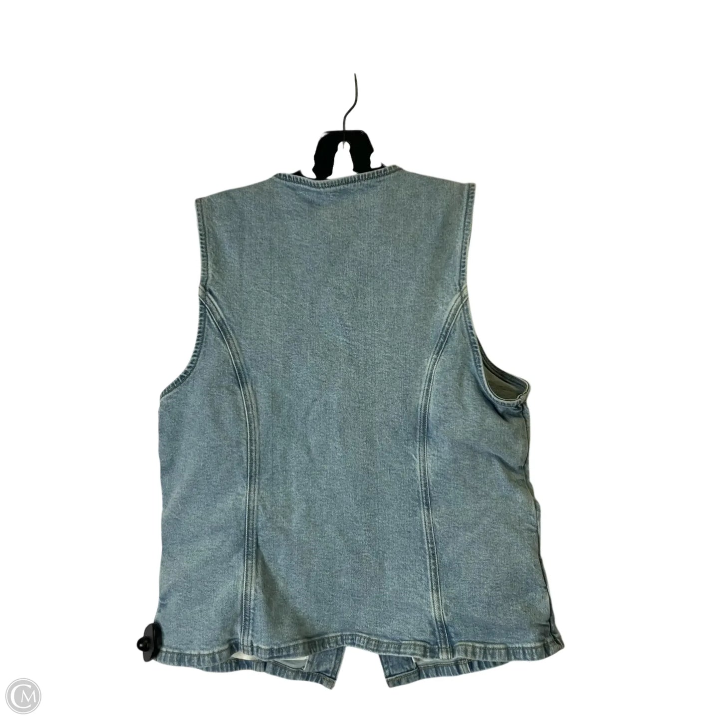 Vest Other By American Eagle In Blue Denim, Size: L