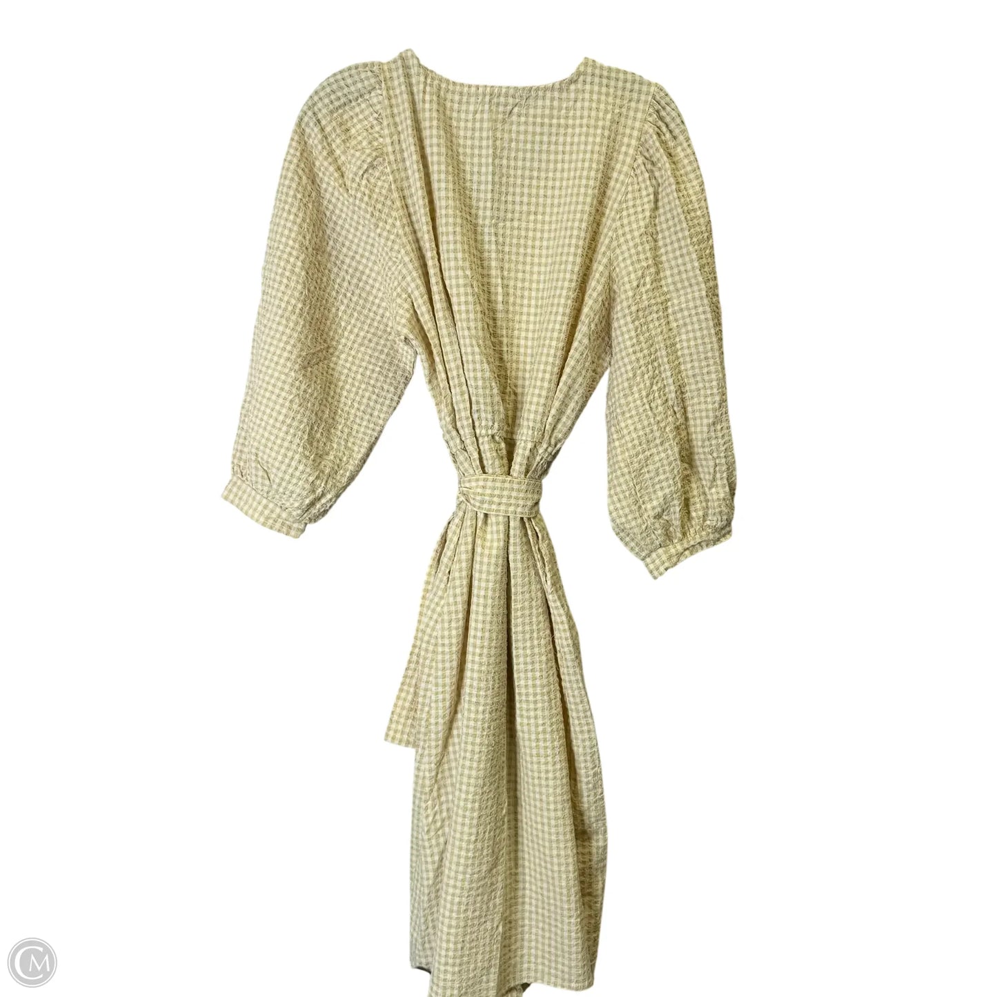 Dress Casual Midi By Clothes Mentor In Checkered Pattern, Size: L