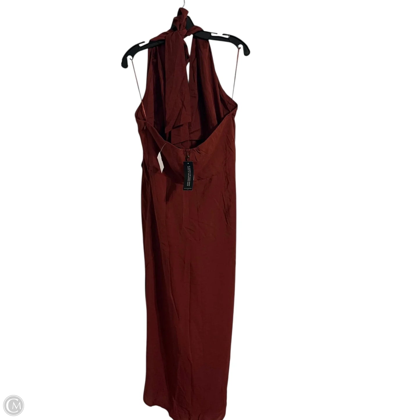 Dress Casual Midi By Banana Republic In Orange, Size: 12