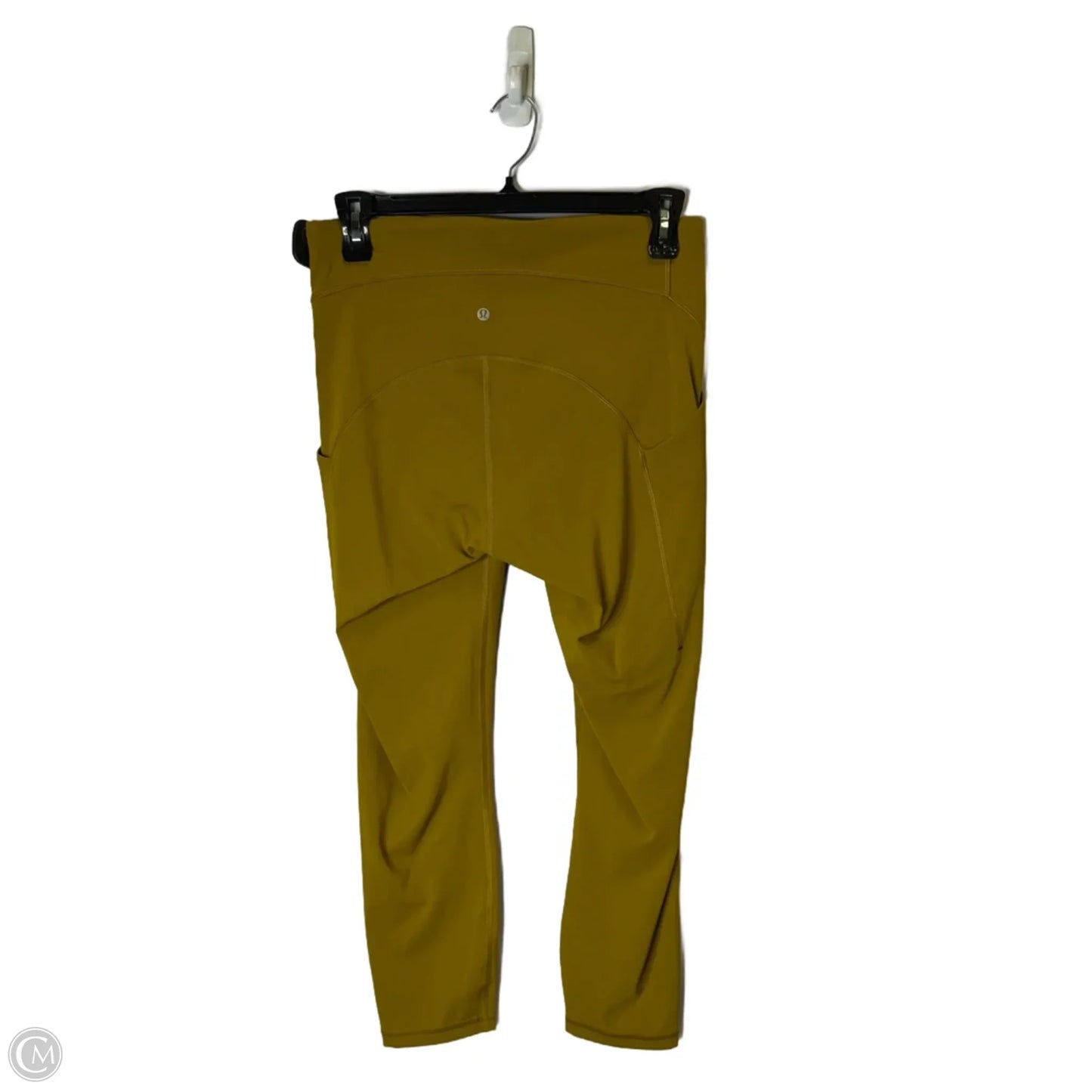 Athletic Leggings By Lululemon In Yellow, Size: 12