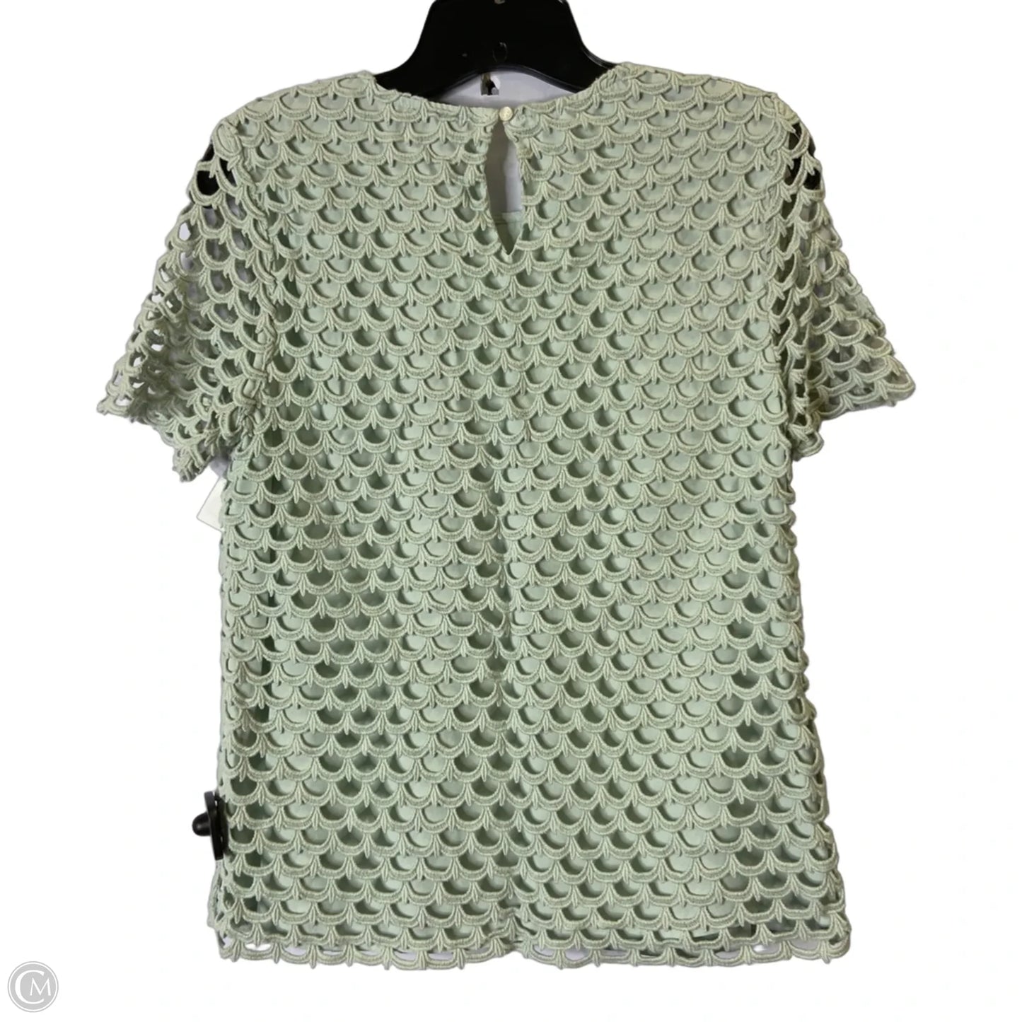 Top Short Sleeve By Ann Taylor In Blue, Size: S