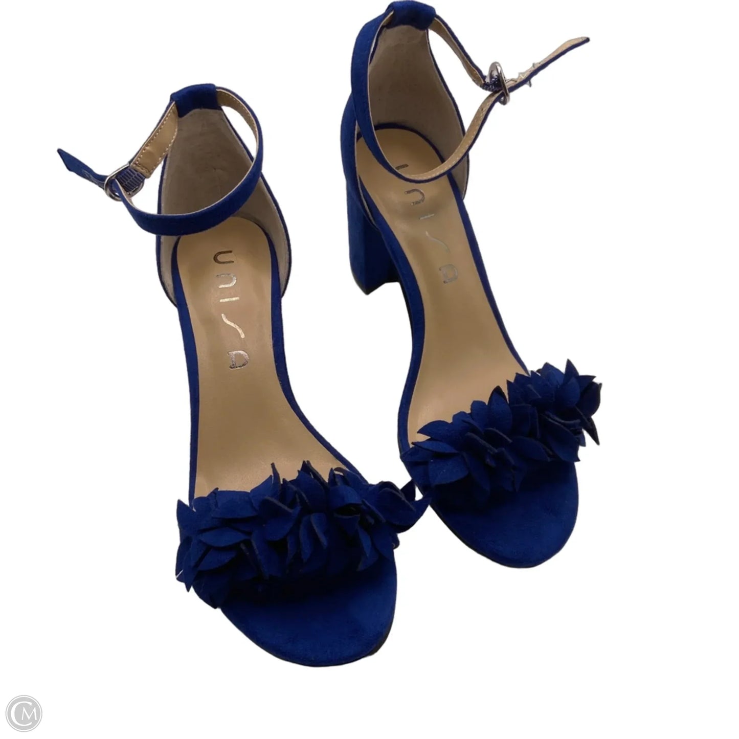 Shoes Heels Block By Unisa In Blue, Size: 6.5
