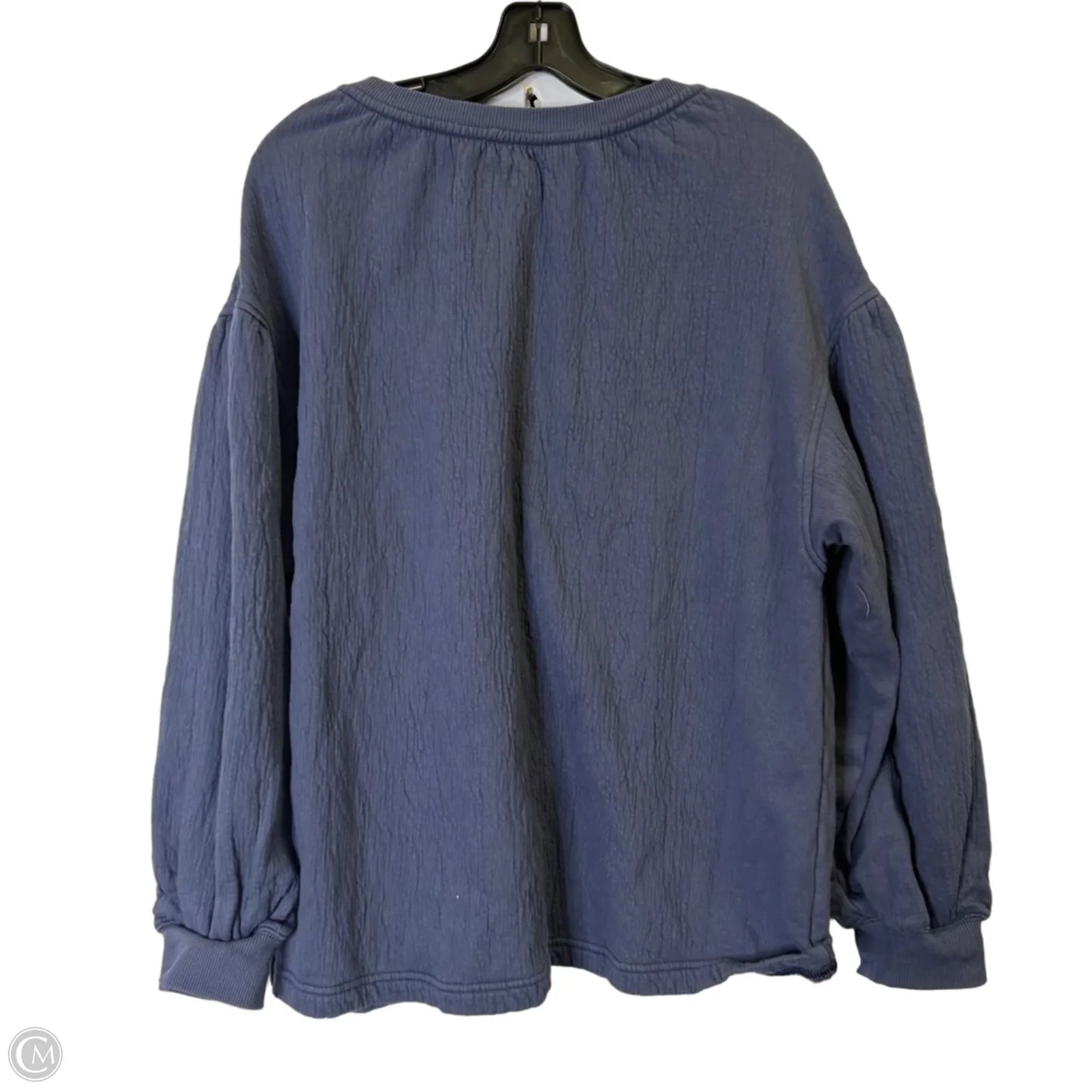 Sweatshirt Collar By Aerie In Blue, Size: M