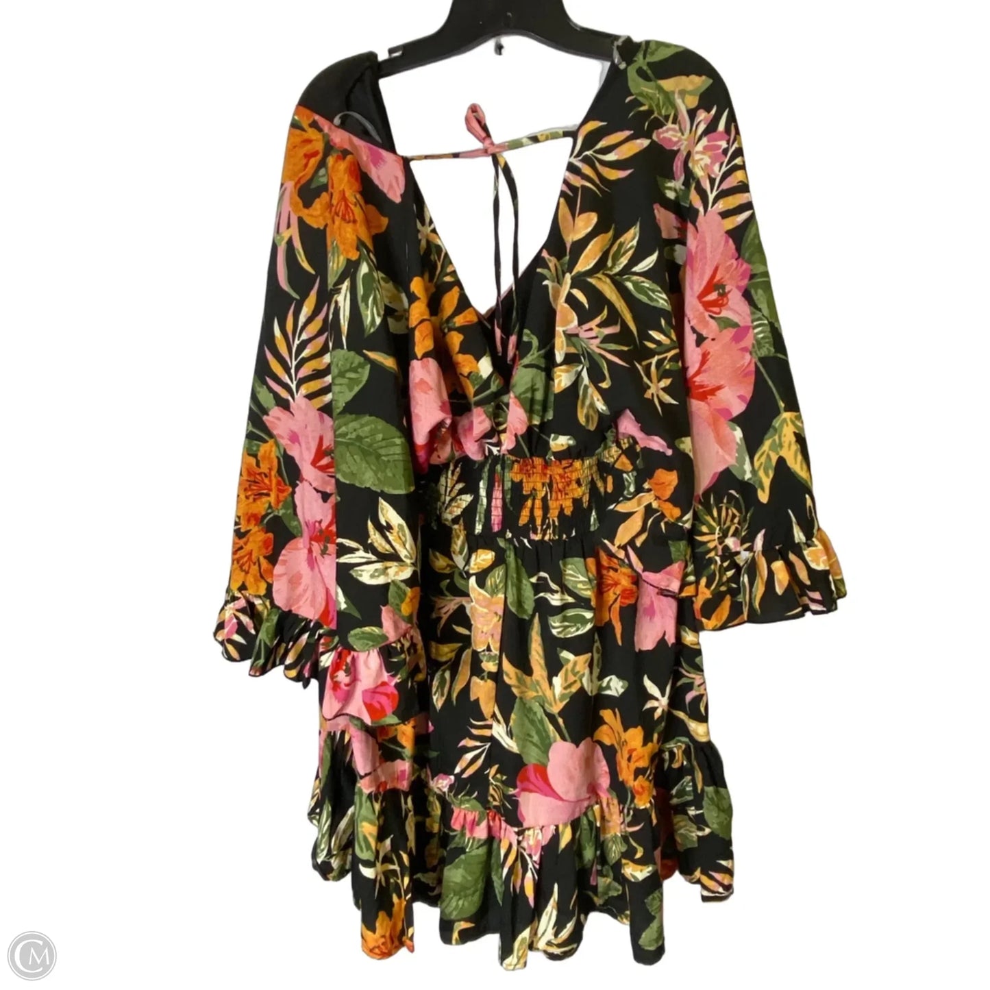 Dress Casual Short By Indulge In Tropical Print, Size: 2x
