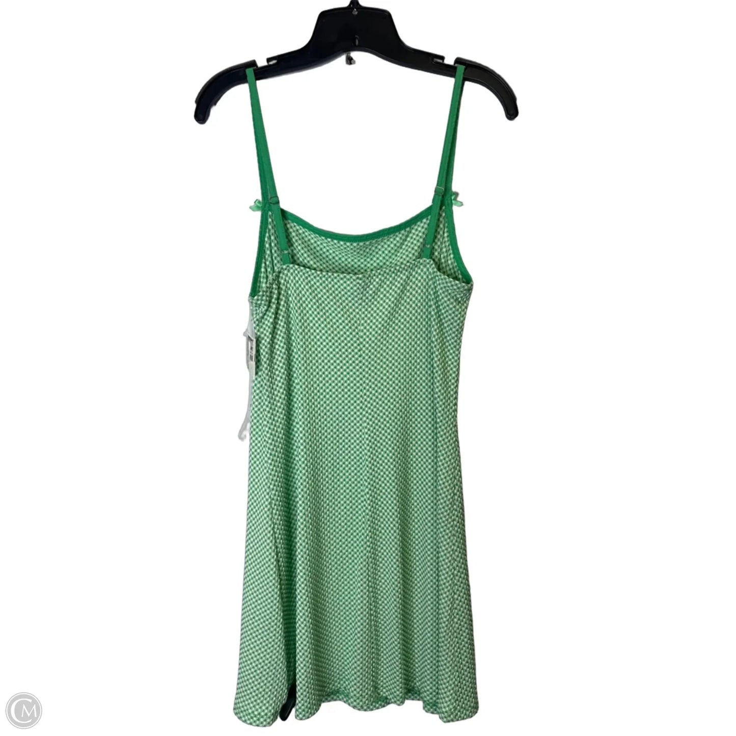 Dress Casual Short By Wild Fable In Green & White, Size: M