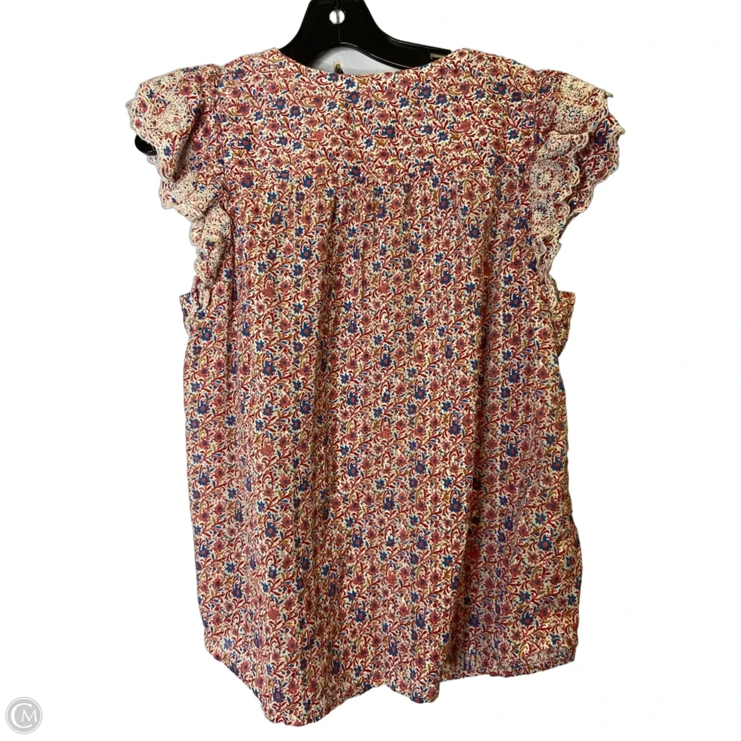 Top Sleeveless By Loft In Pink, Size: L