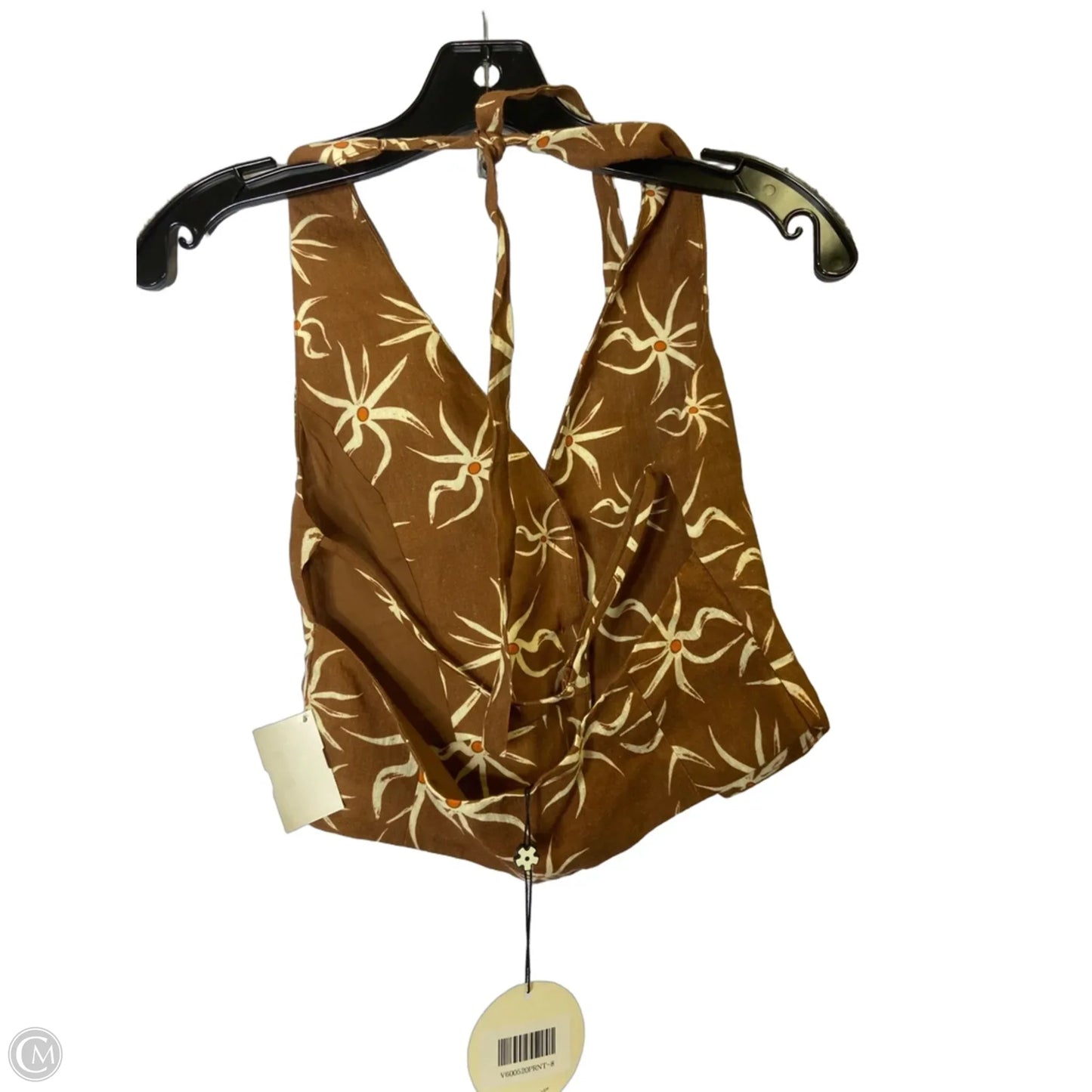 Top Sleeveless By Clothes Mentor In Brown, Size: 8