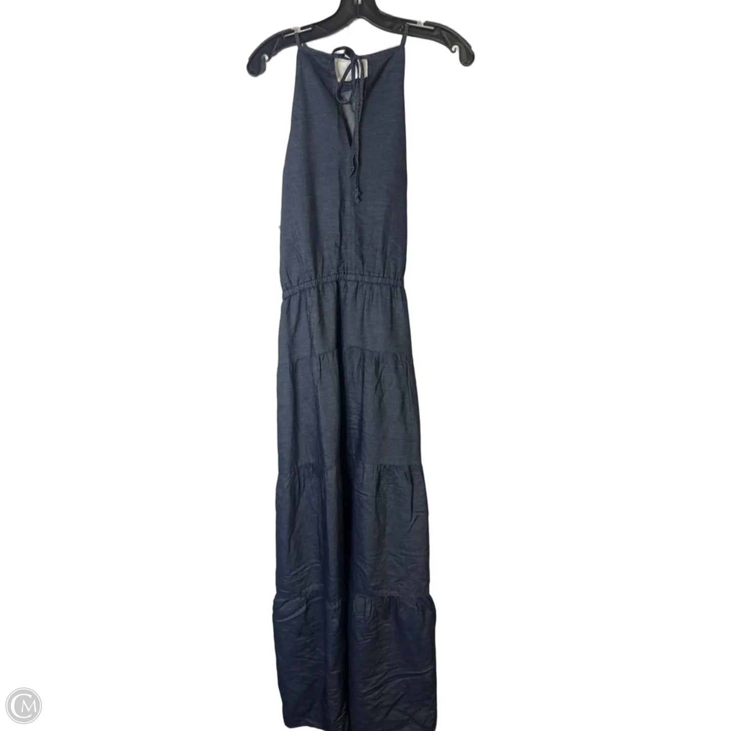 Dress Casual Maxi By New York And Co In Blue, Size: L