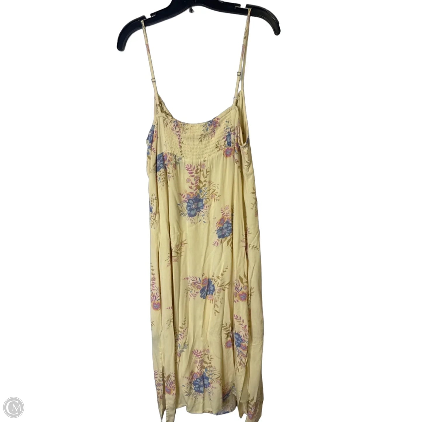 Dress Casual Midi By Lucky Brand In Cream, Size: L