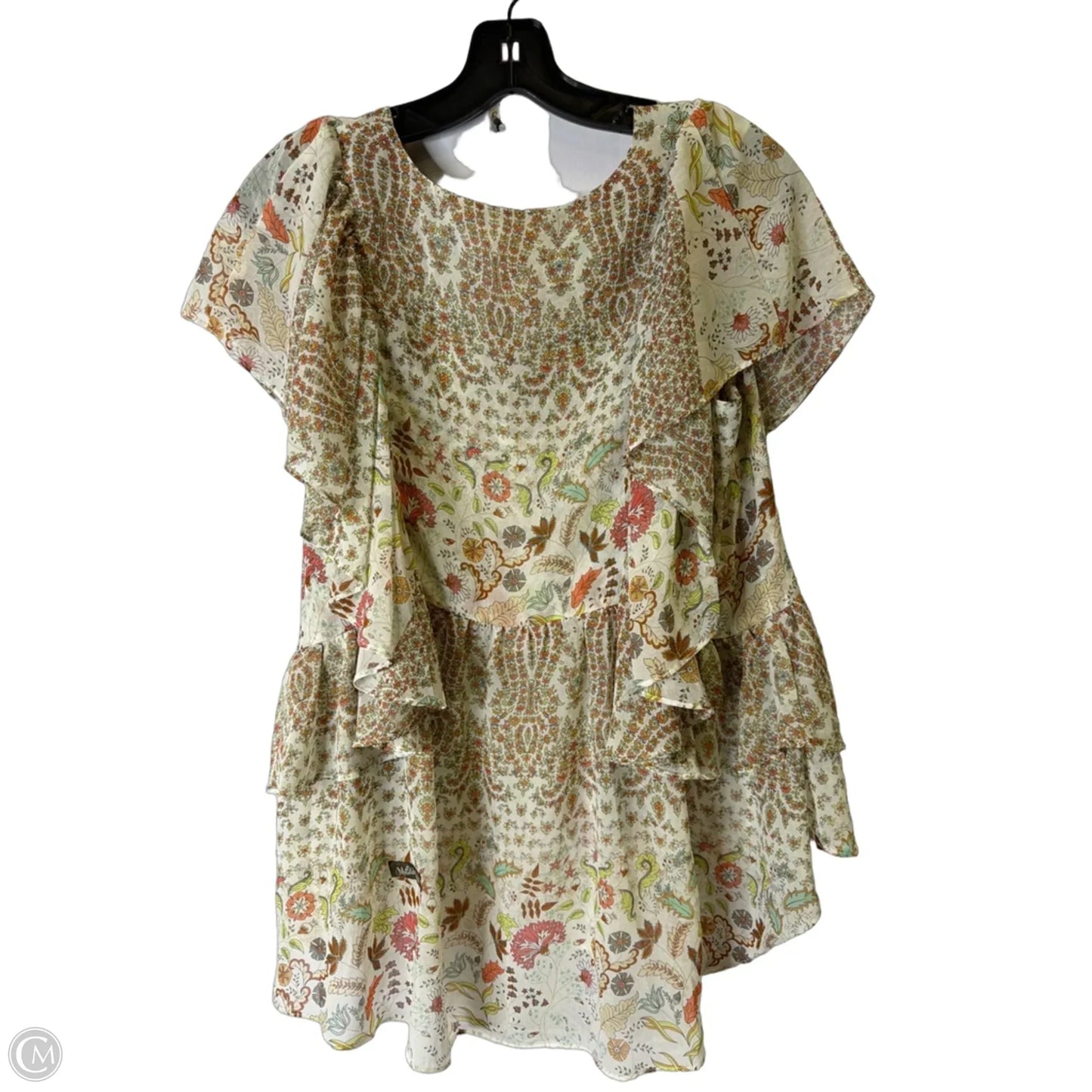 Top Short Sleeve By Matilda Jane In White, Size: M