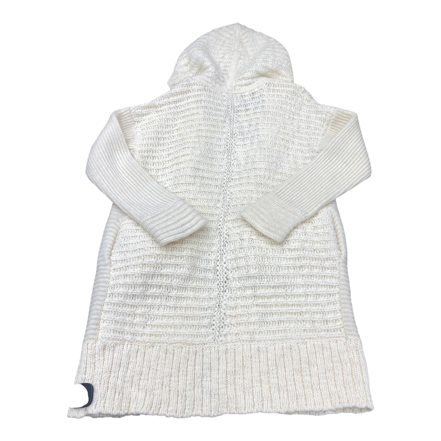 Sweater Cardigan By Banana Republic In Cream, Size:M