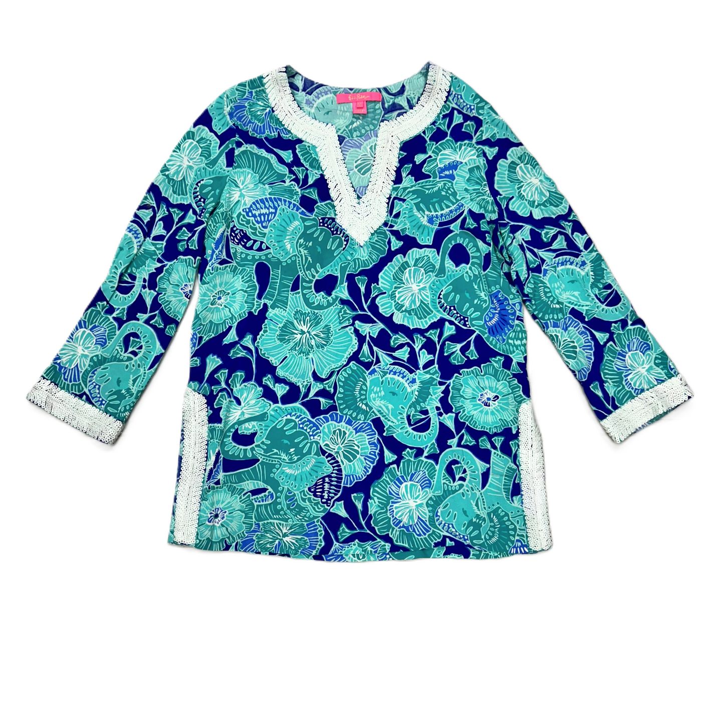 Top Long Sleeve Designer By Lilly Pulitzer Size: Xs