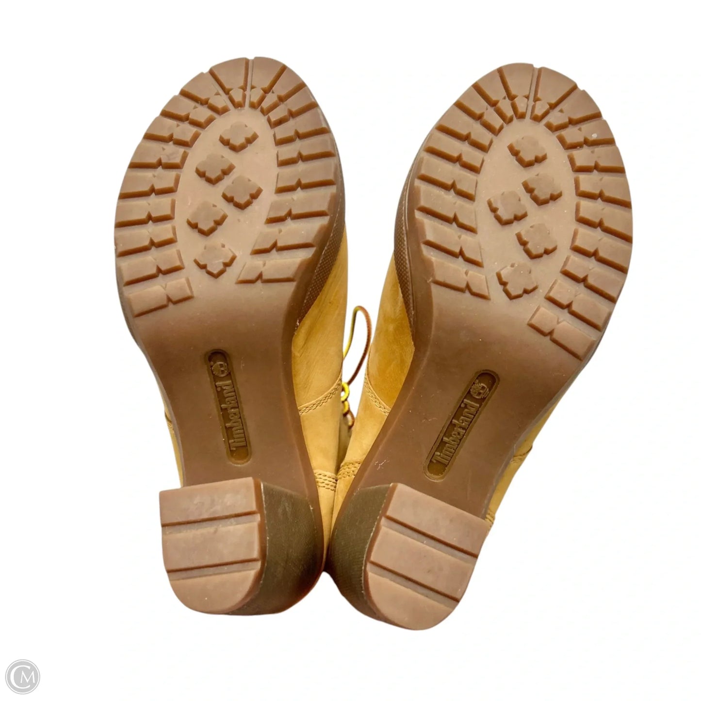 Boots Ankle Heels By Timberland In Brown, Size: 6.5