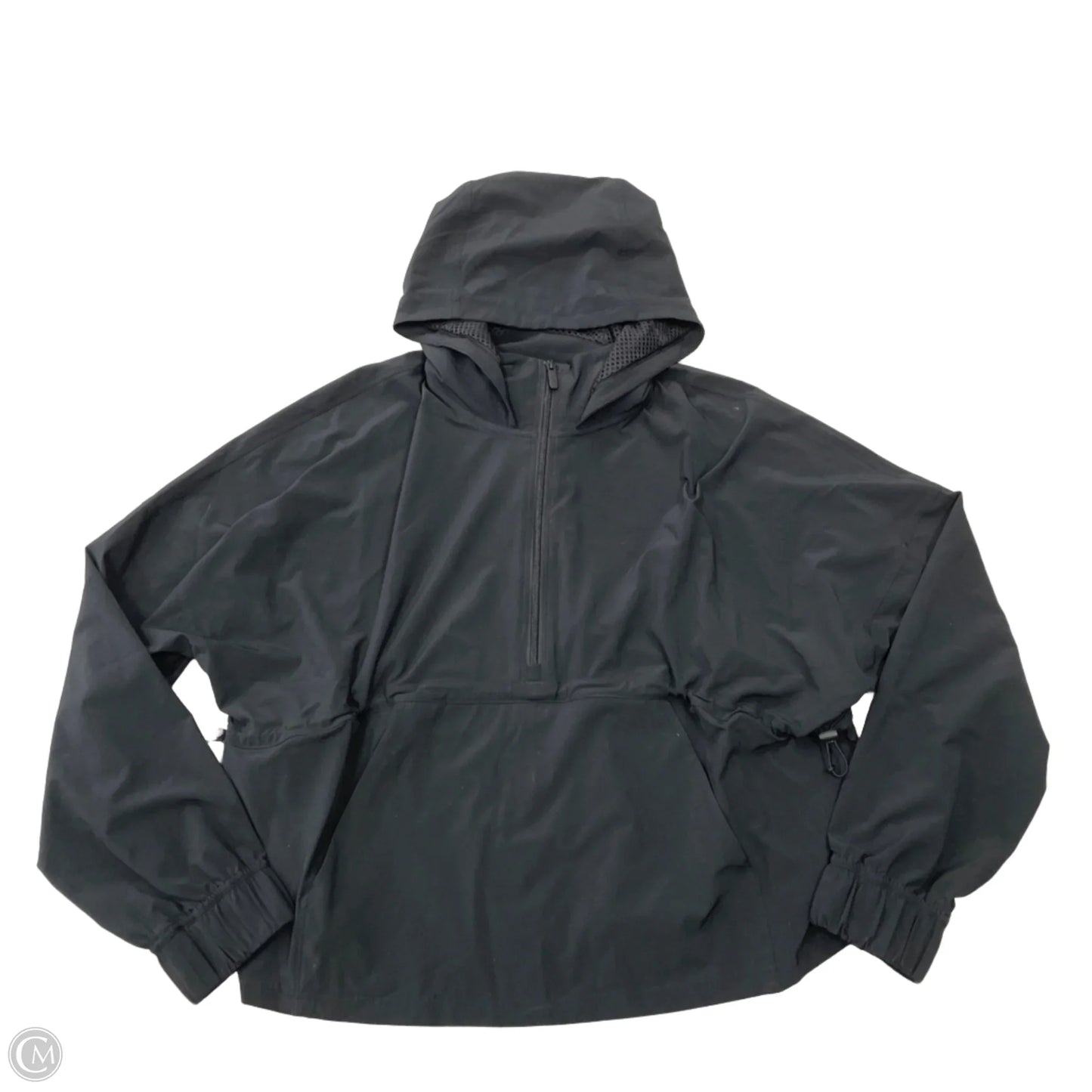 Athletic Jacket By Lululemon In Black, Size: 8